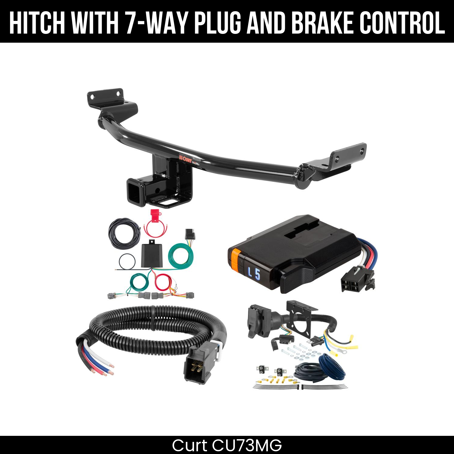 Trailer Hitch , 7-Way , Discovery Next Brake Control