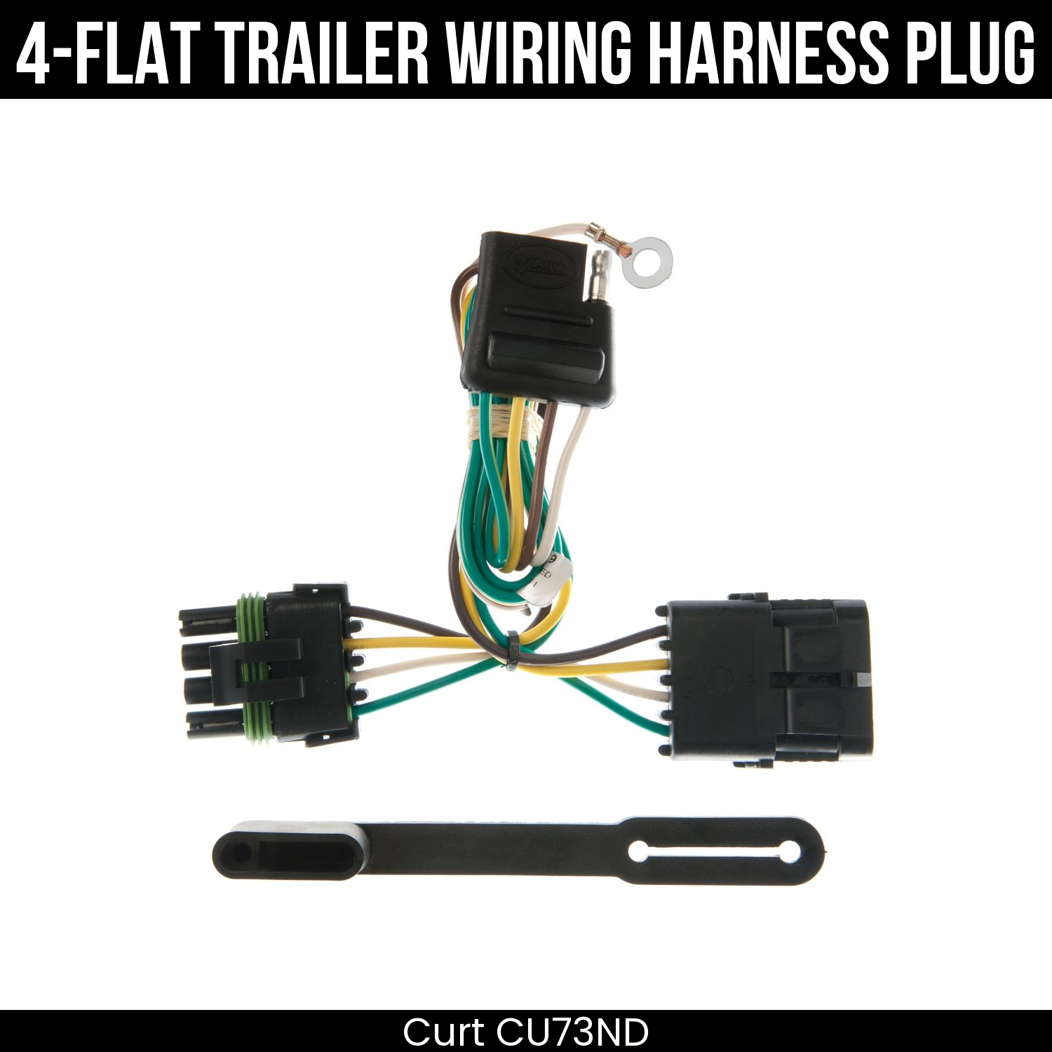 Trailer Wiring 4-Flat Plug Only