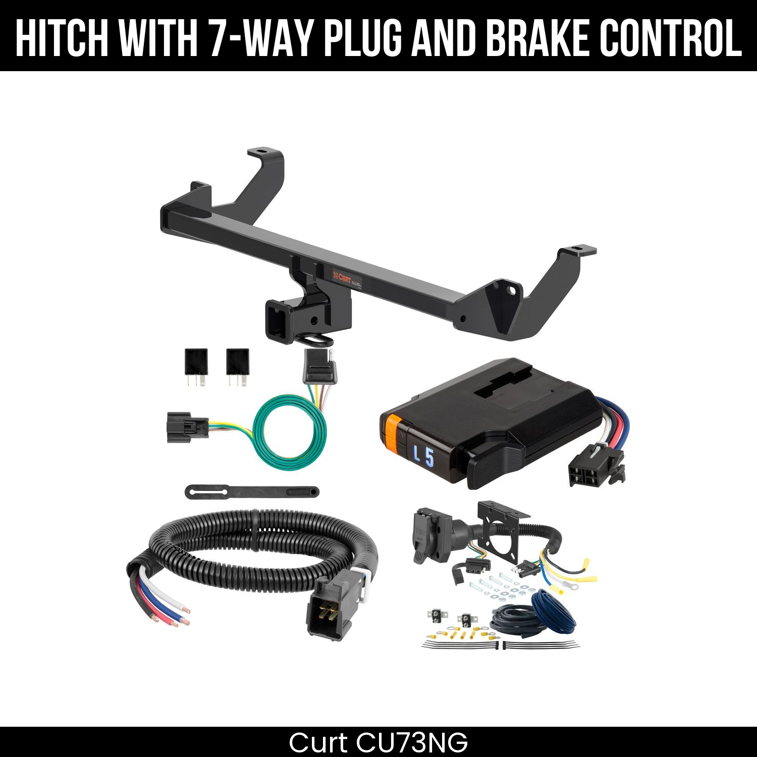 Trailer Hitch , 7-Way , Discovery Next Brake Control
