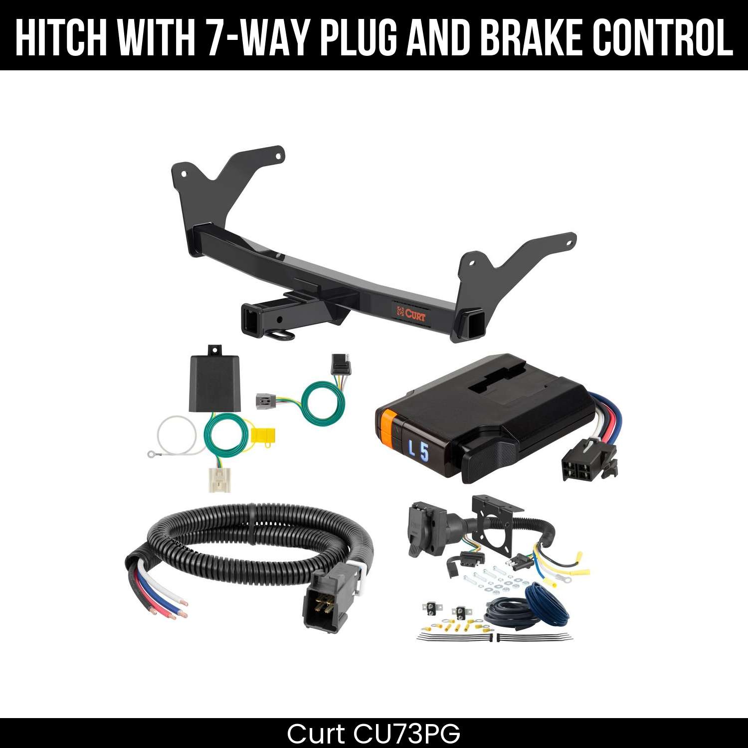 Trailer Hitch , 7-Way , Discovery Next Brake Control