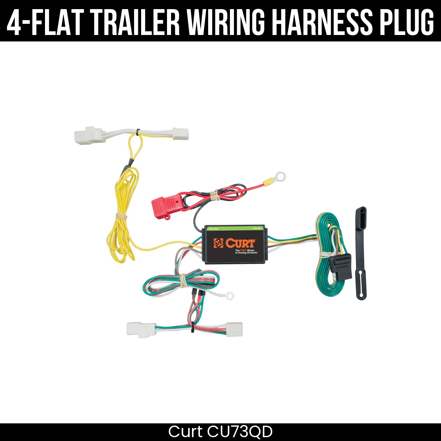 Trailer Wiring 4-Flat Plug Only