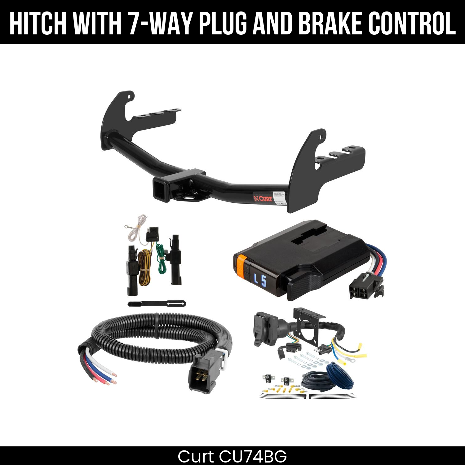 Trailer Hitch , 7-Way , Discovery Next Brake Control