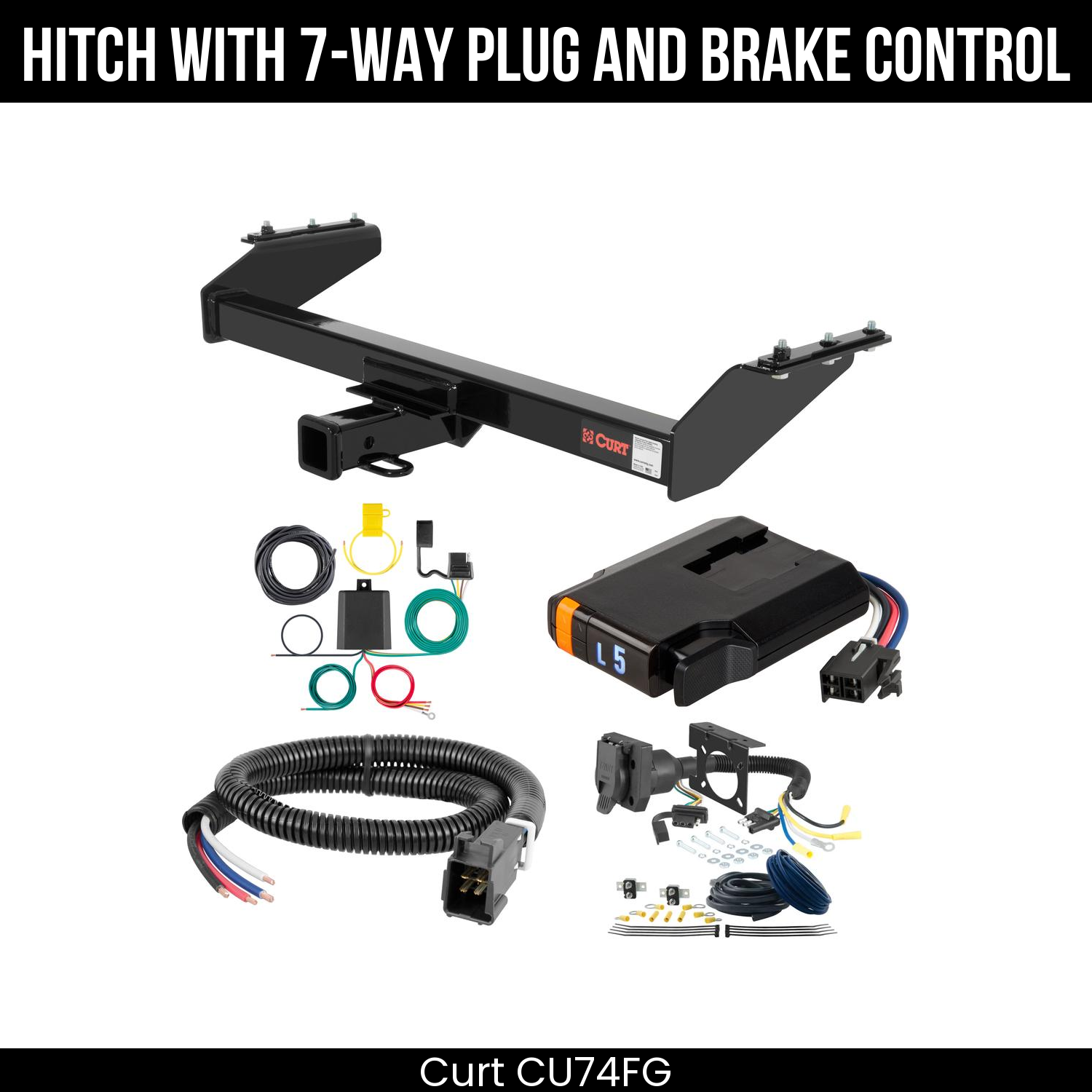 Trailer Hitch , 7-Way , Discovery Next Brake Control