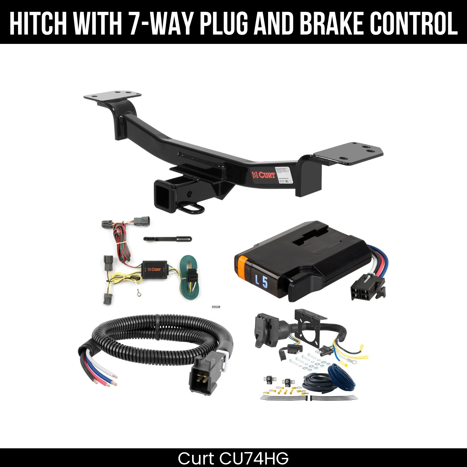 Trailer Hitch , 7-Way , Discovery Next Brake Control