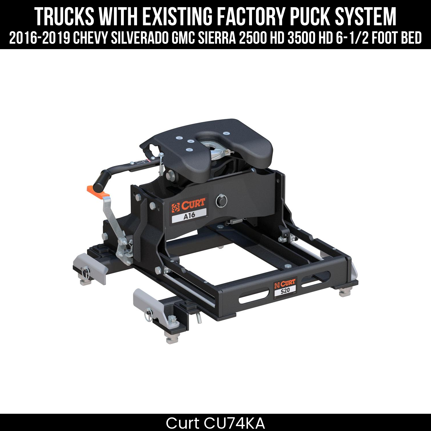 Puck 5th Wheel Roller Adapter,A16 5th Wheel Hitch Head,S20 5th Wheel Slider 20K