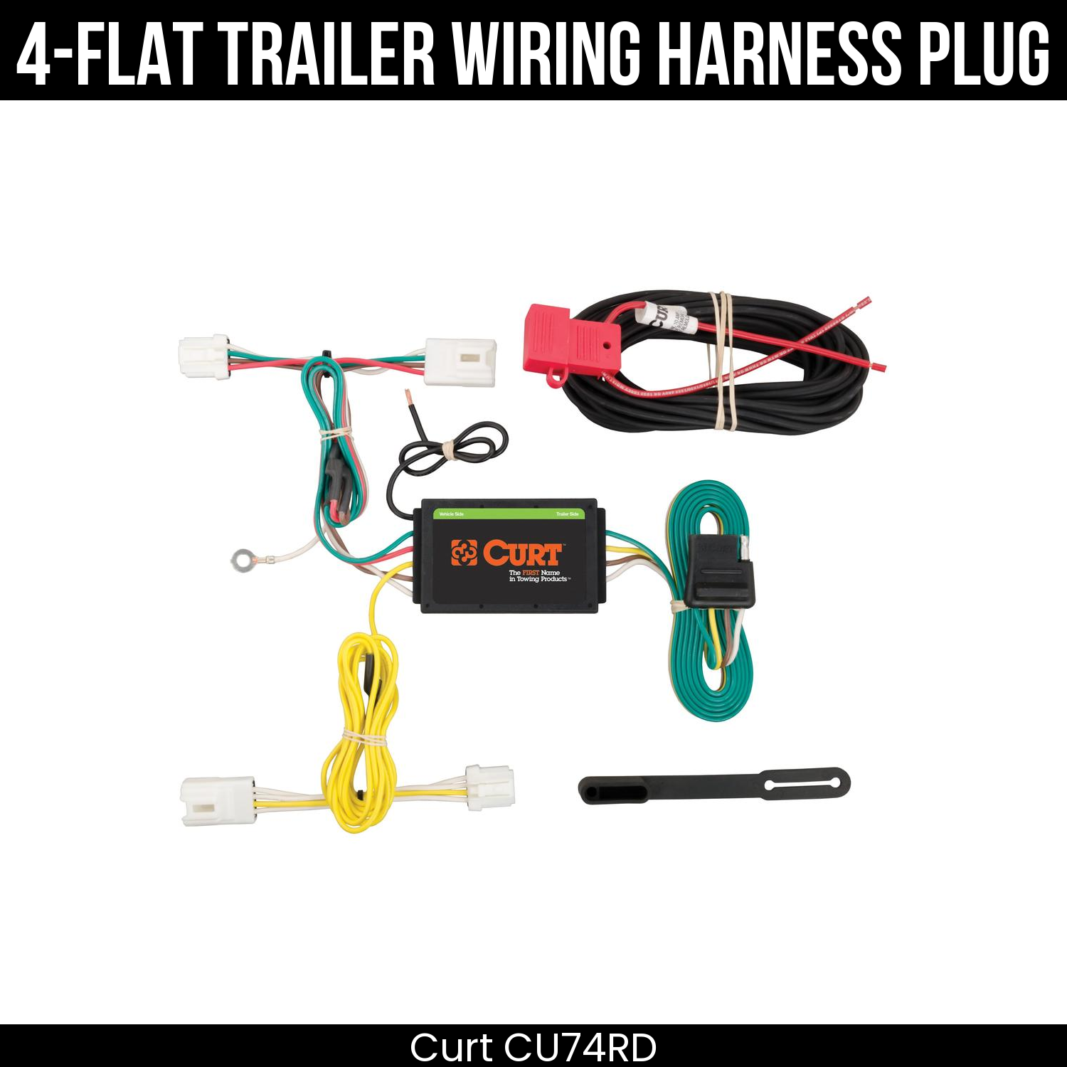 Trailer Wiring 4-Flat Plug Only