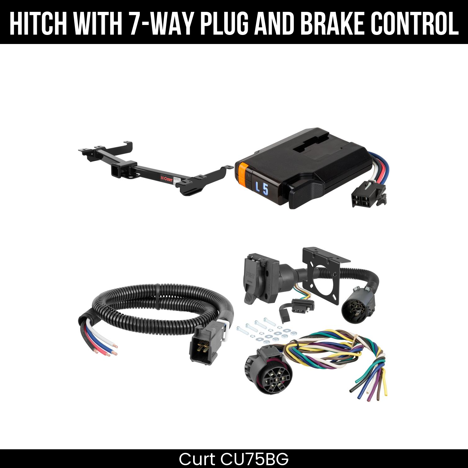 Trailer Hitch , 7-Way , Discovery Next Brake Control