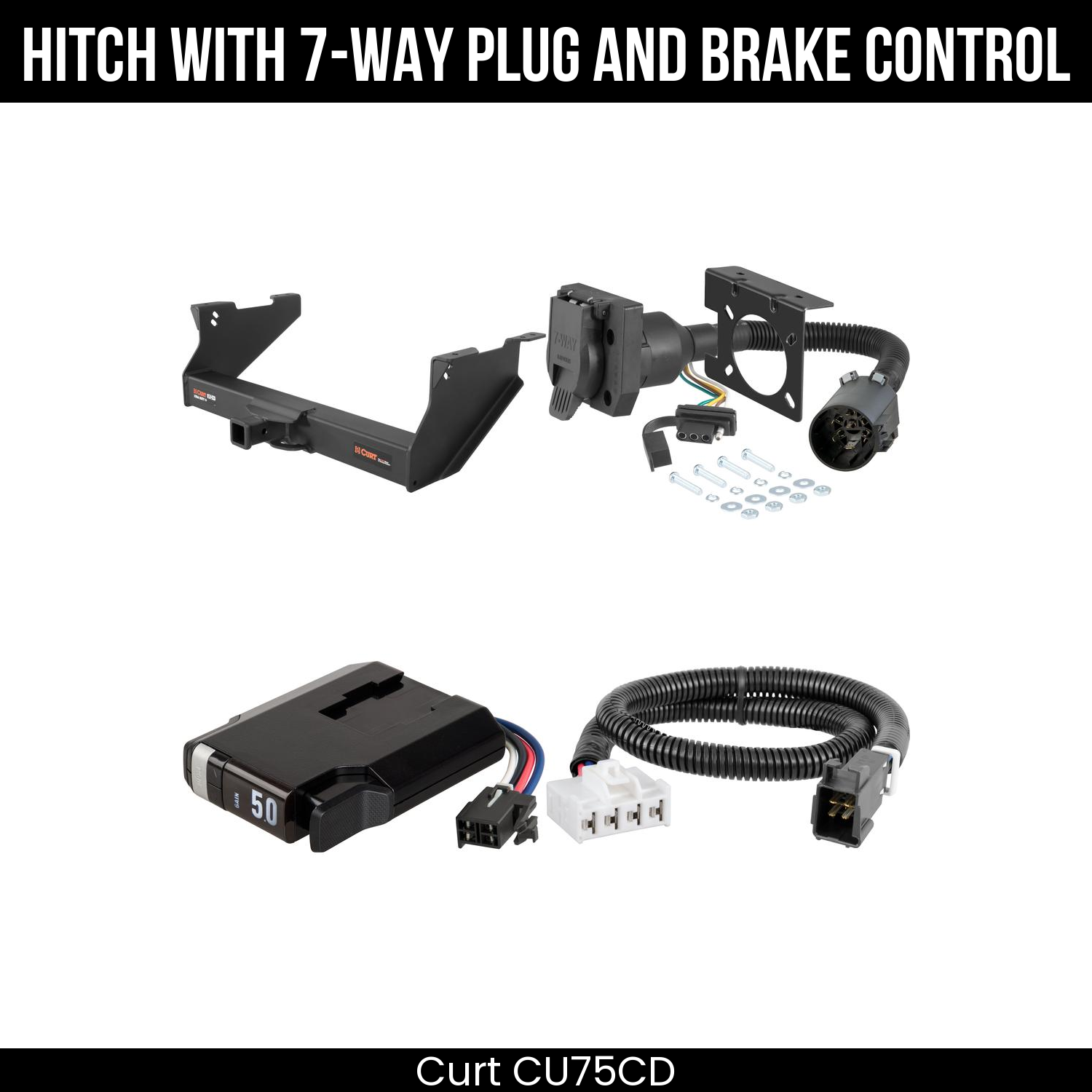Trailer Hitch , 7-Way , TriFlex NEXT Brake Control