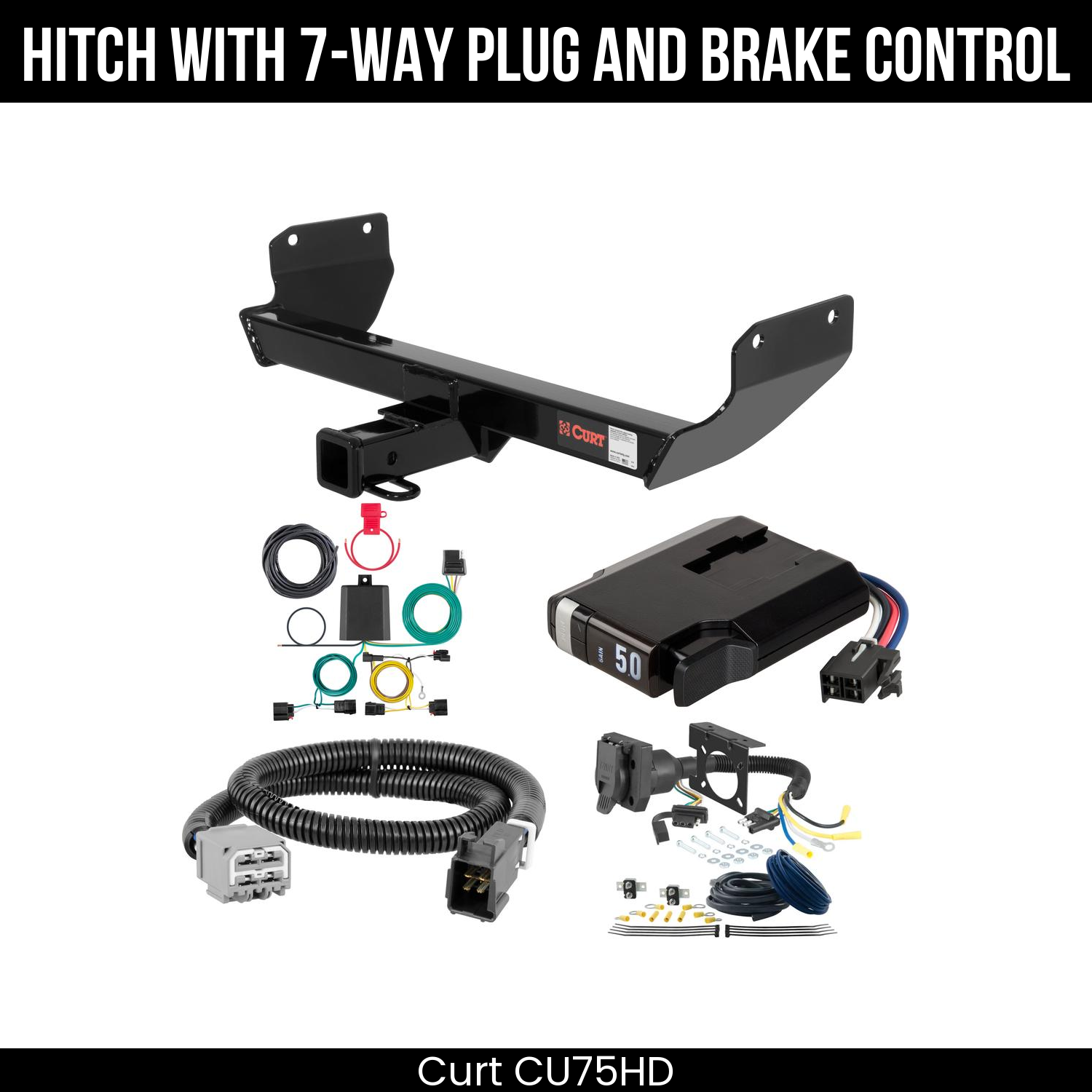 Trailer Hitch , 7-Way , TriFlex NEXT Brake Control