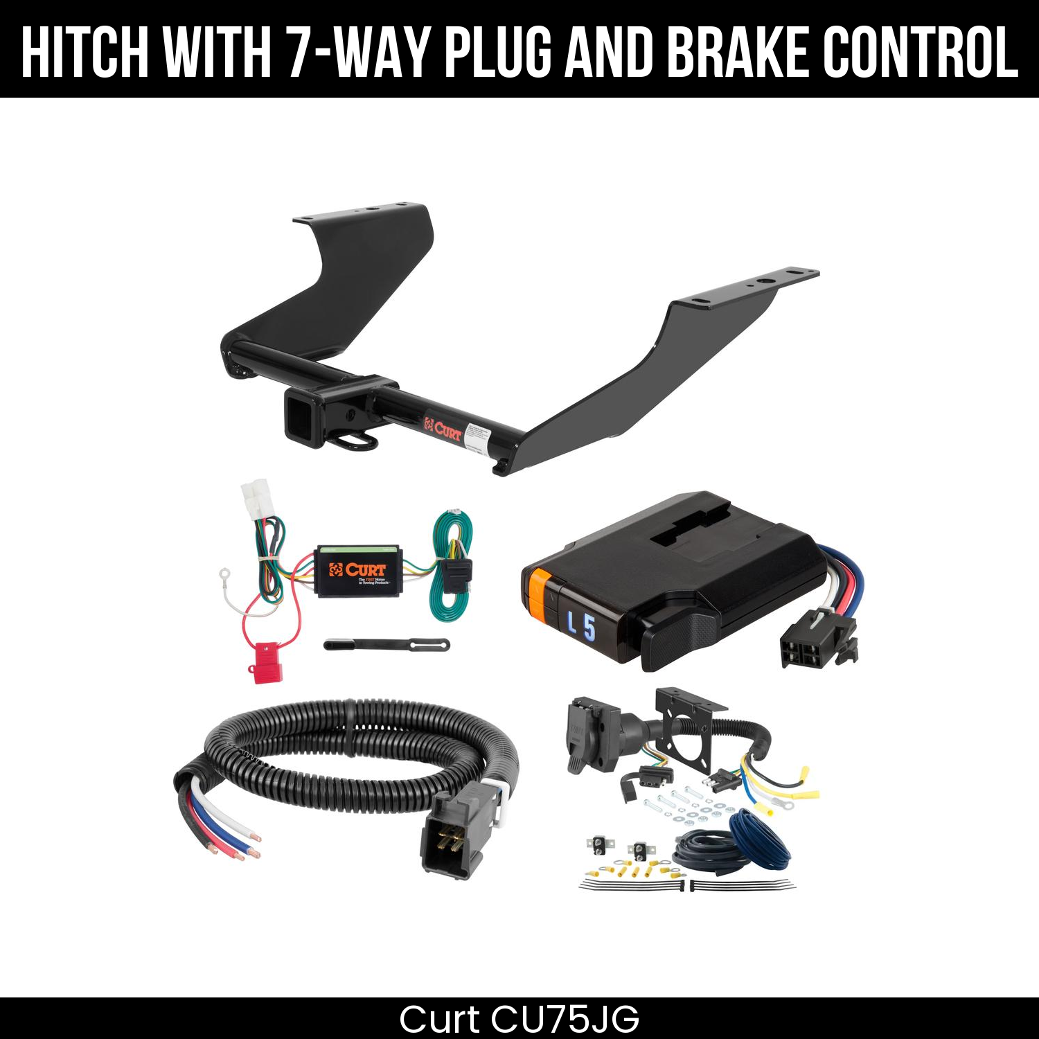 Trailer Hitch , 7-Way , Discovery Next Brake Control
