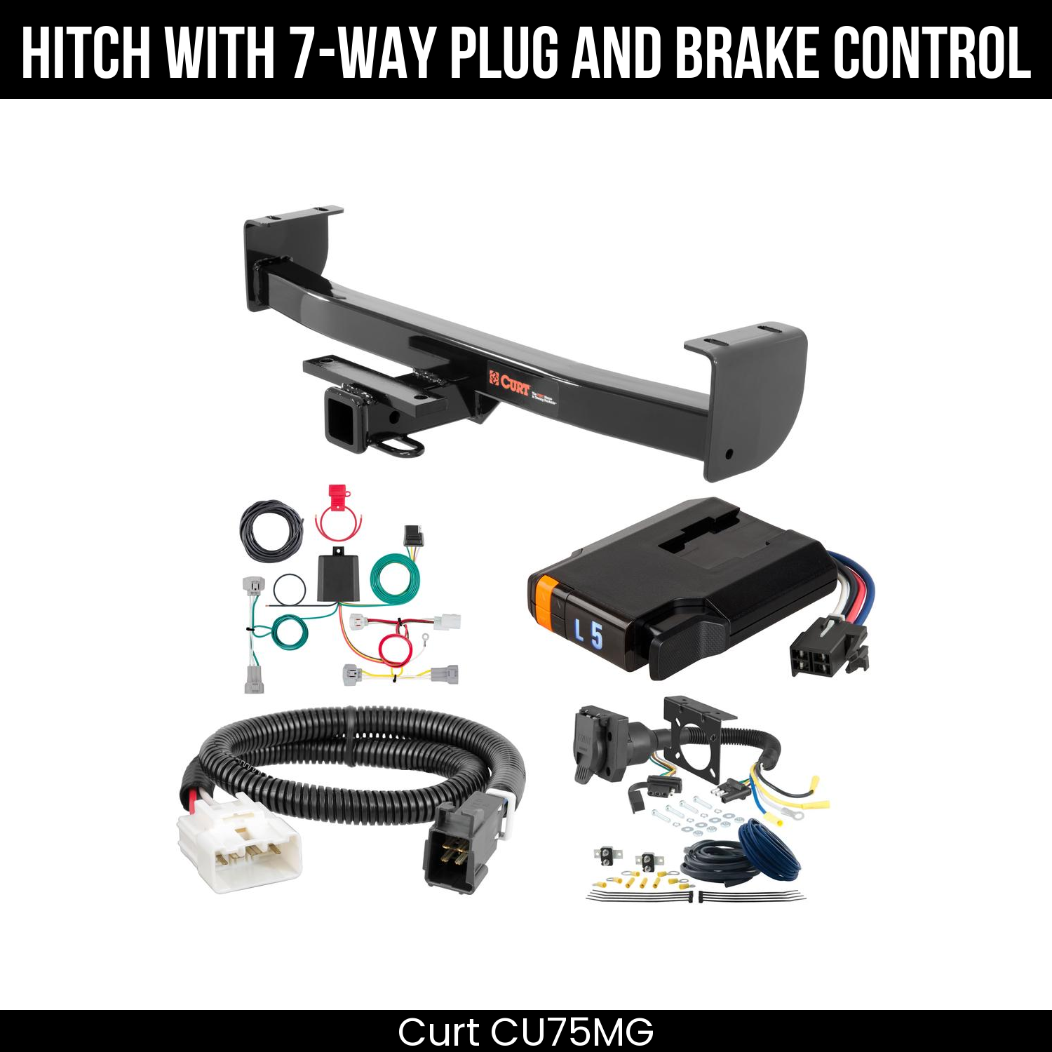 Trailer Hitch , 7-Way , Discovery Next Brake Control