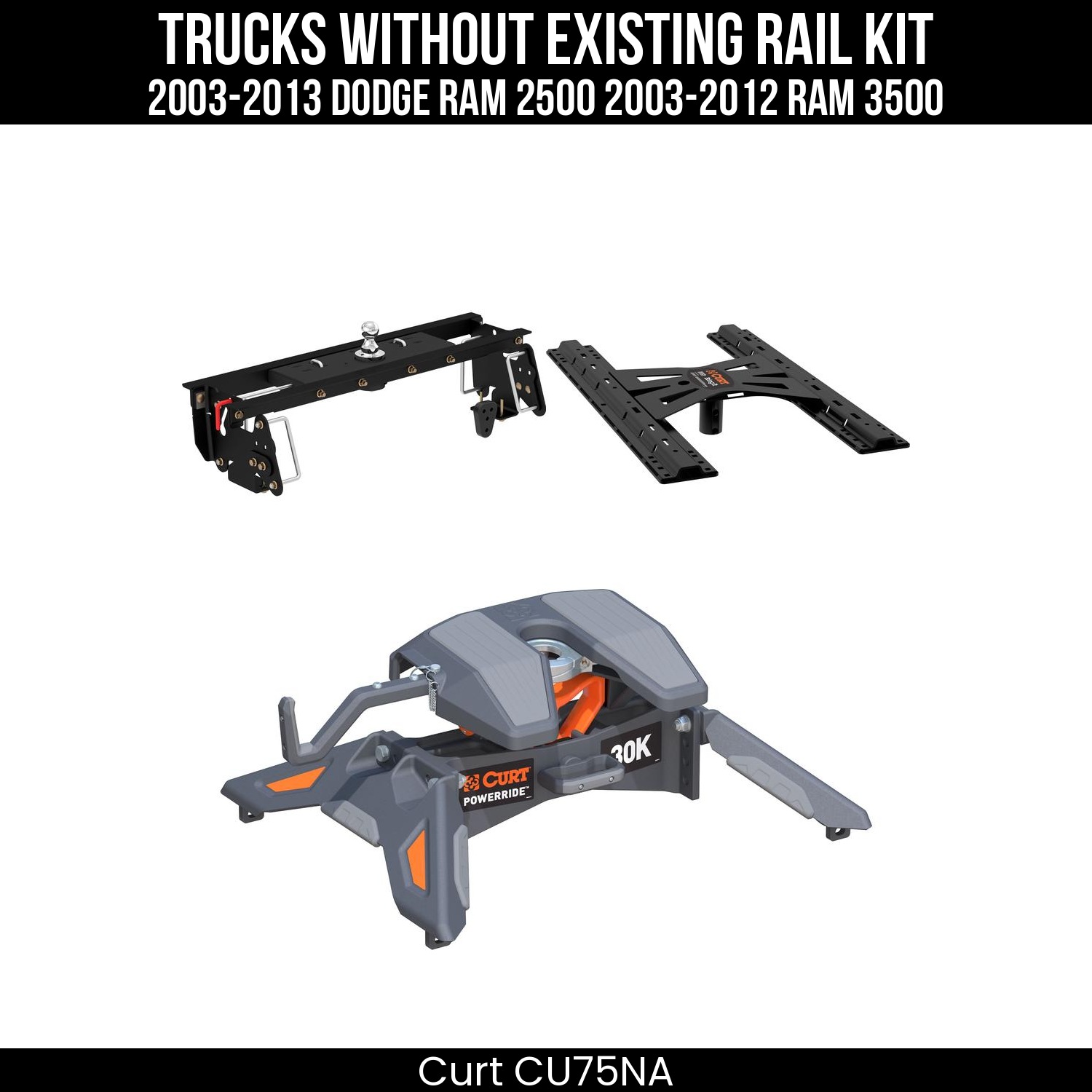 Double Lock Gooseneck Hitch,Under-Bed Gooseneck Install Brackets,X5 Gooseneck-5th Wheel Adapter,Replacement 5th Wheel Legs,PowerRide 5th Wheel Hitch Head
