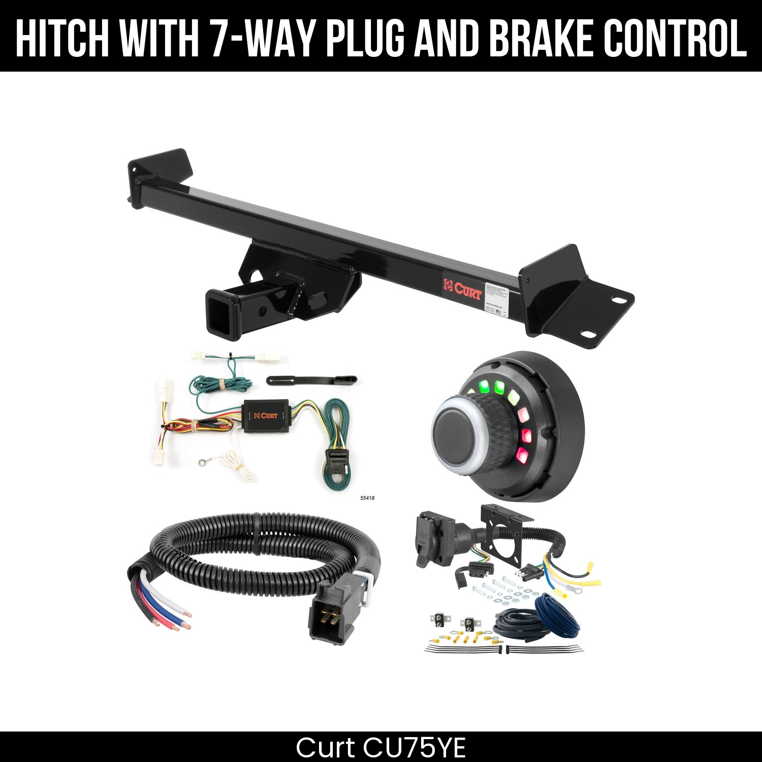 Trailer Hitch , 7-Way , Spectrum Brake Control