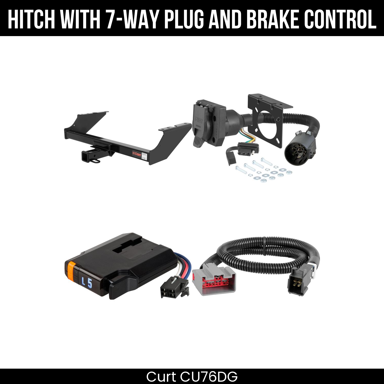 Trailer Hitch , 7-Way , Discovery Next Brake Control