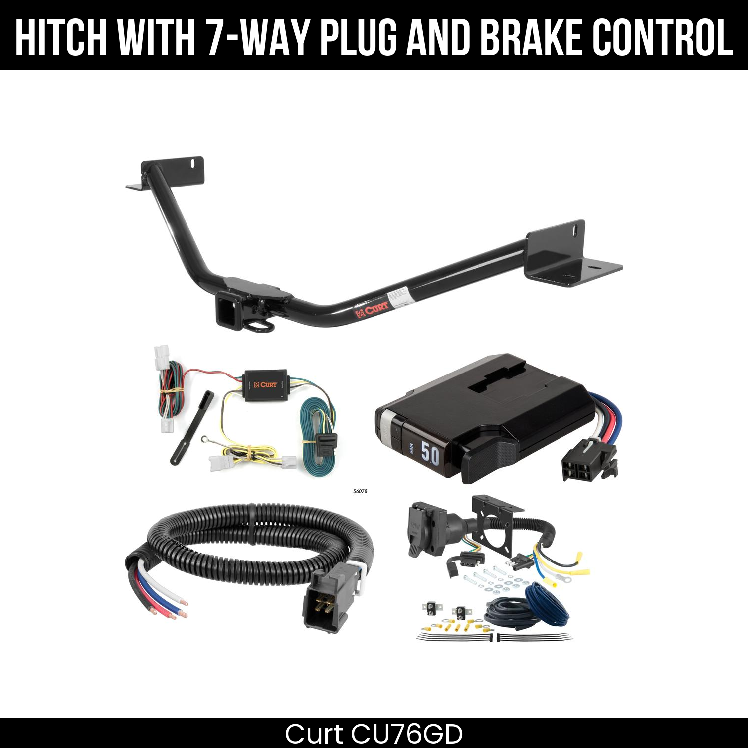 Trailer Hitch , 7-Way , TriFlex NEXT Brake Control