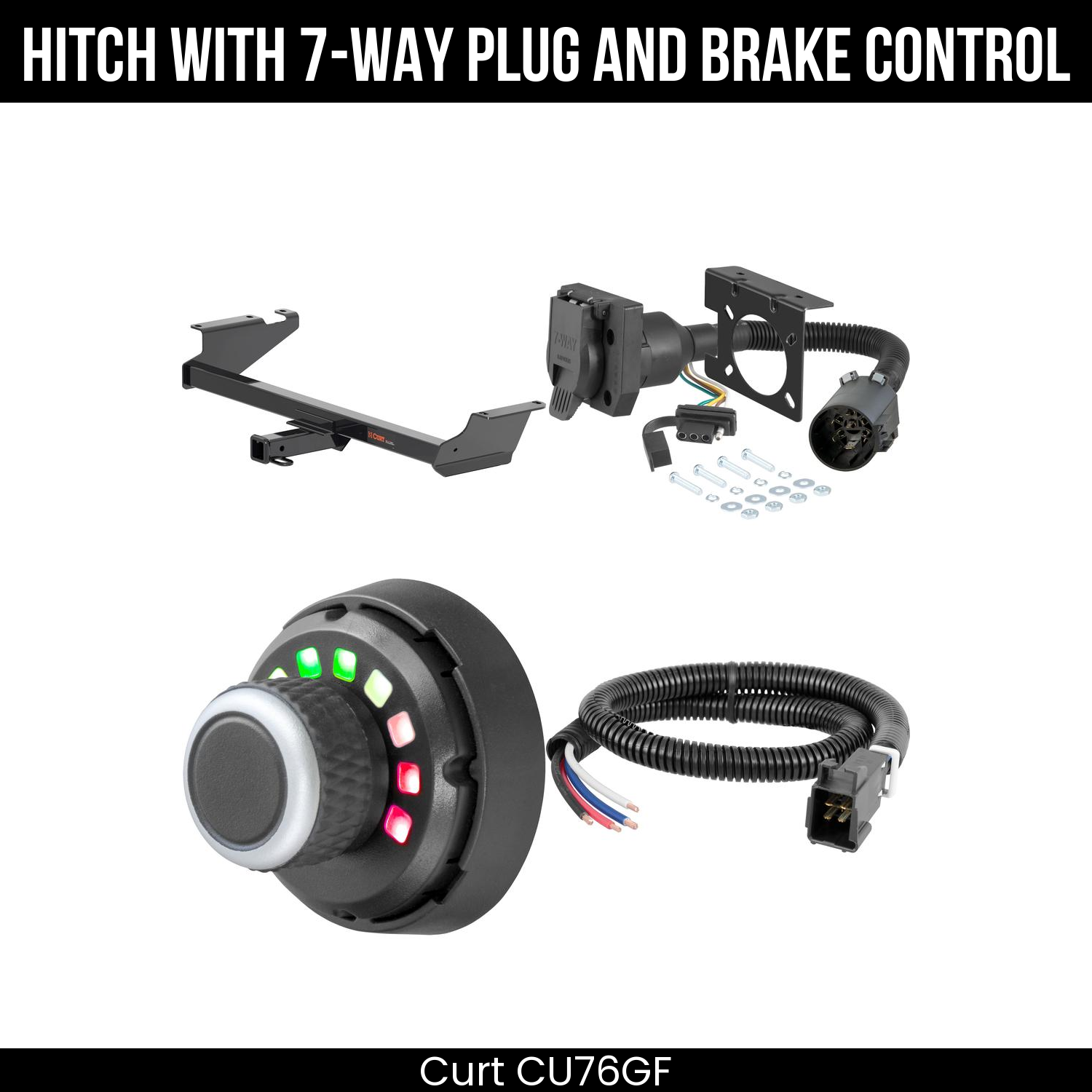 Trailer Hitch , 7-Way , Spectrum Brake Control