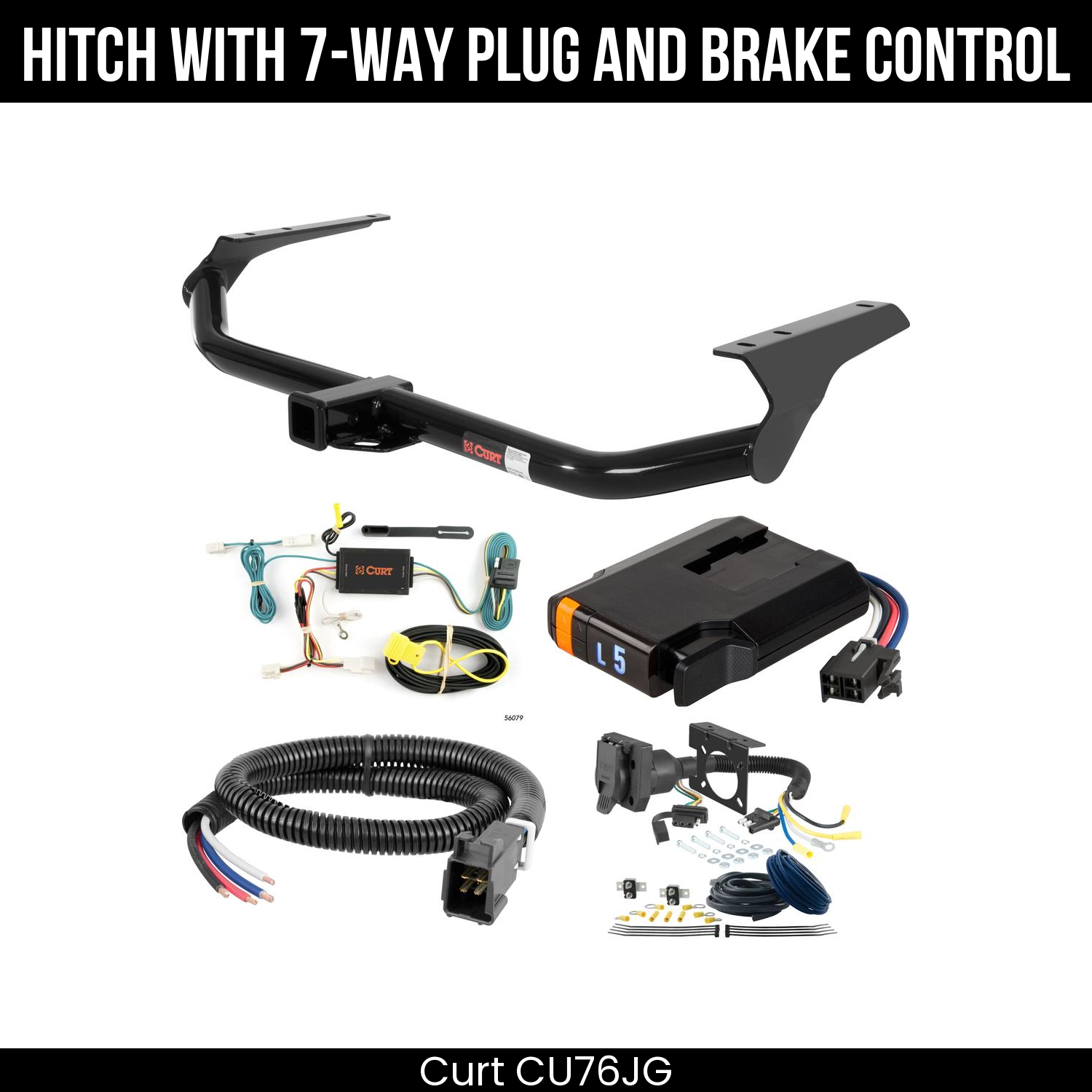 Trailer Hitch , 7-Way , Discovery Next Brake Control