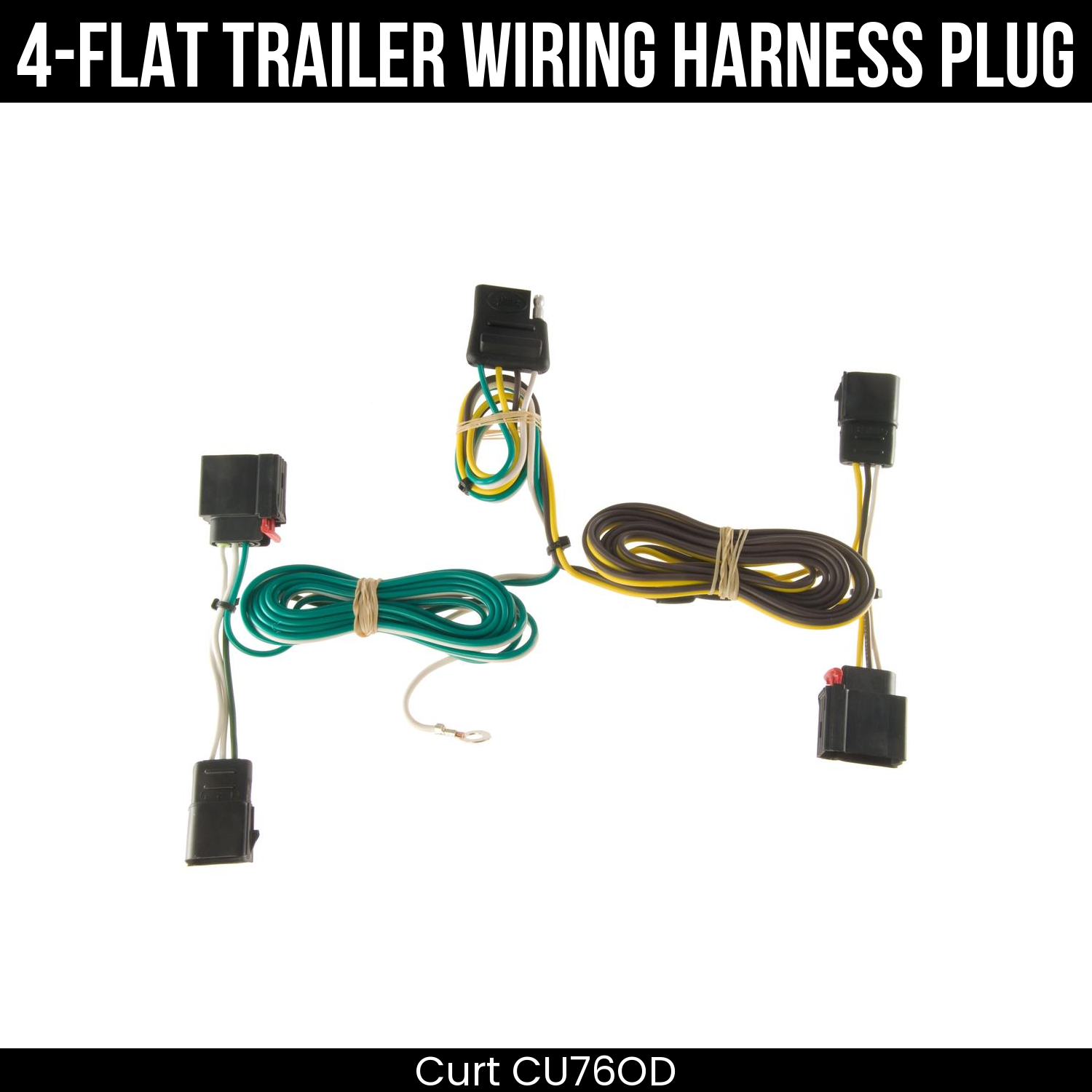 Trailer Wiring 4-Flat Plug Only