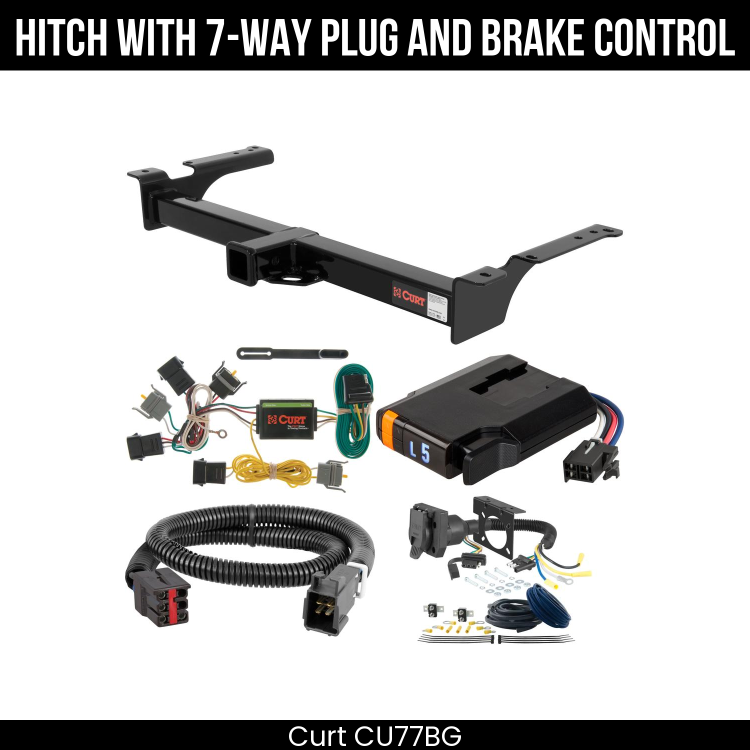 Trailer Hitch , 7-Way , Discovery Next Brake Control