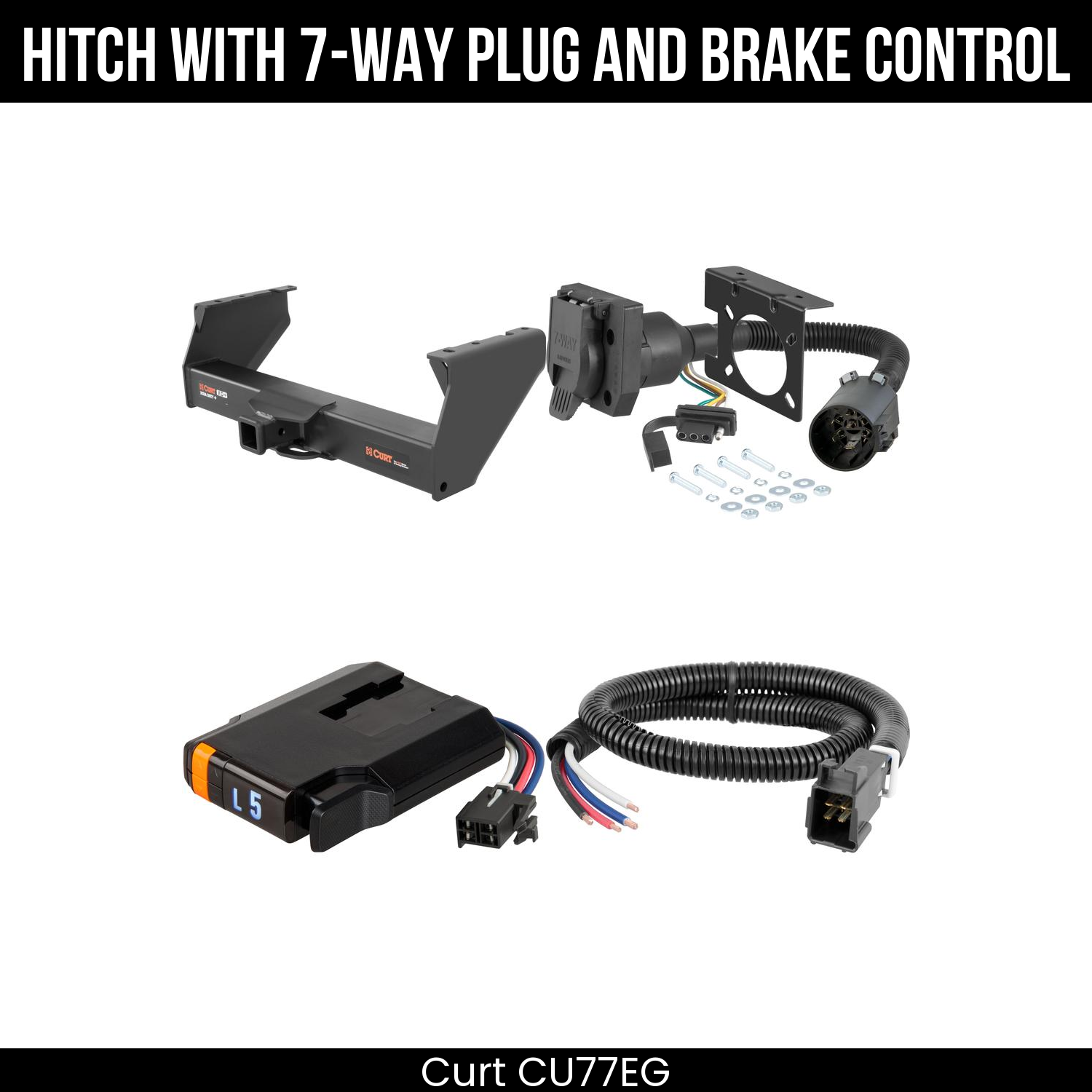 Trailer Hitch , 7-Way , Discovery Next Brake Control