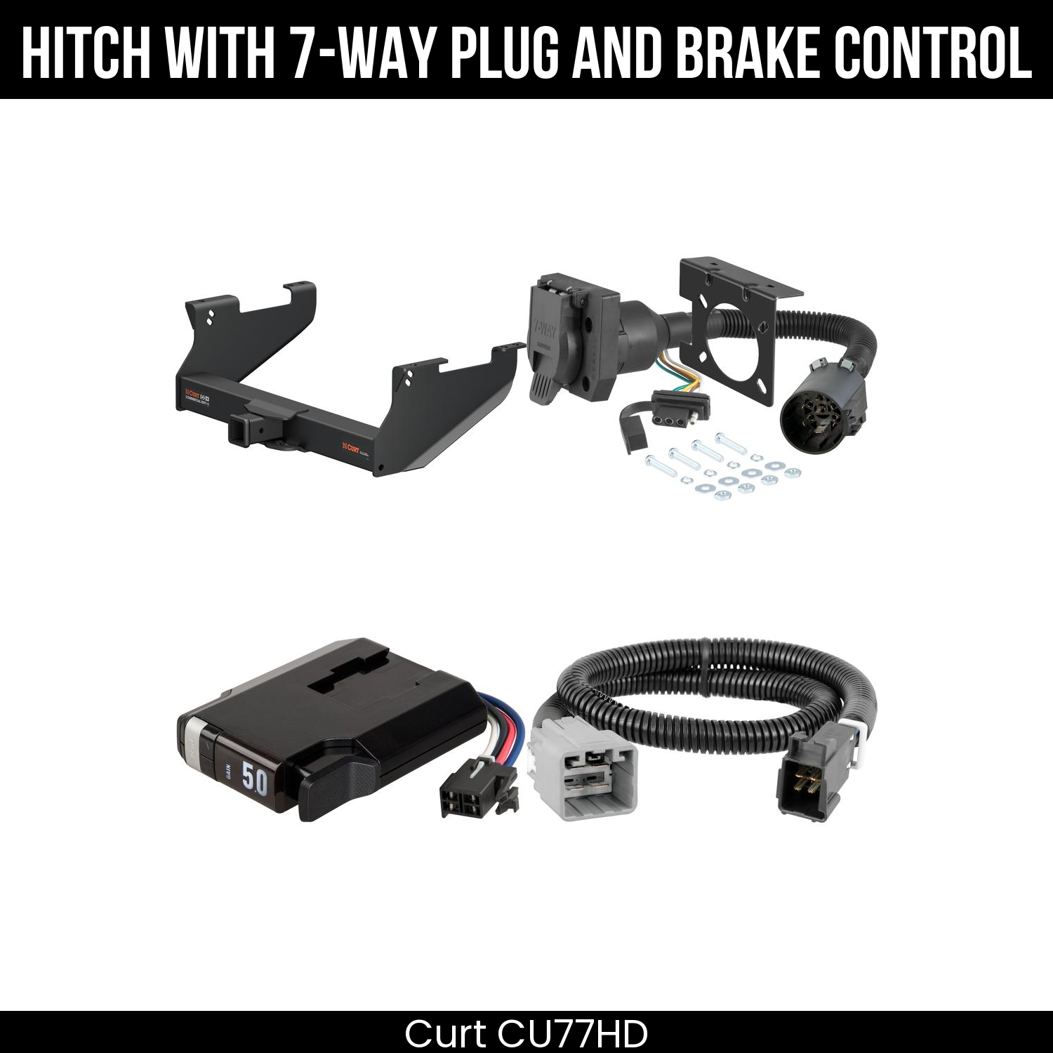 Trailer Hitch , 7-Way , TriFlex NEXT Brake Control