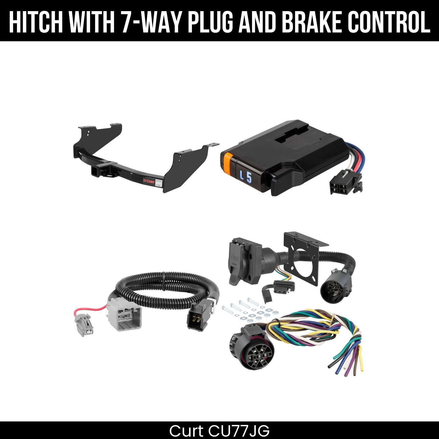 Trailer Hitch , 7-Way , Discovery Next Brake Control