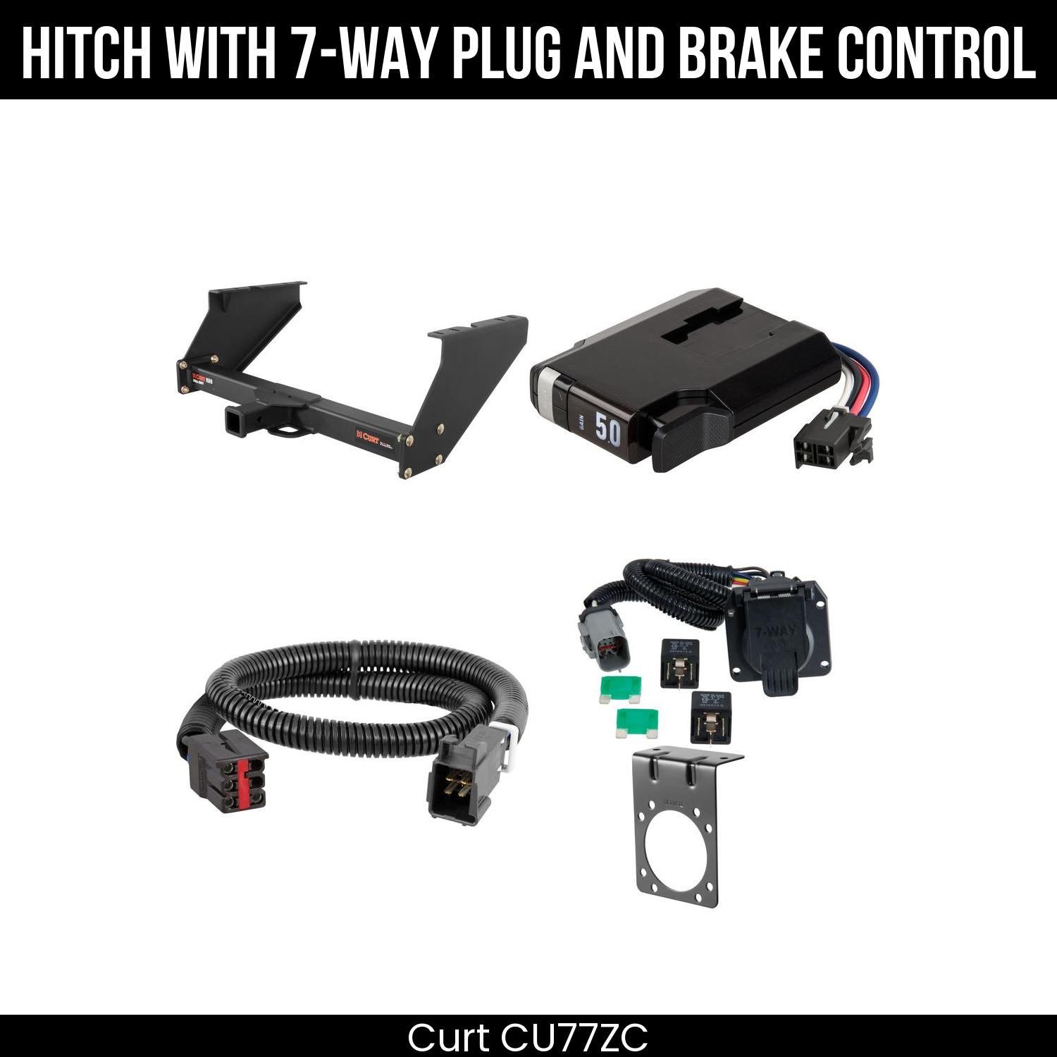 Trailer Hitch , 7-Way , TriFlex NEXT Brake Control