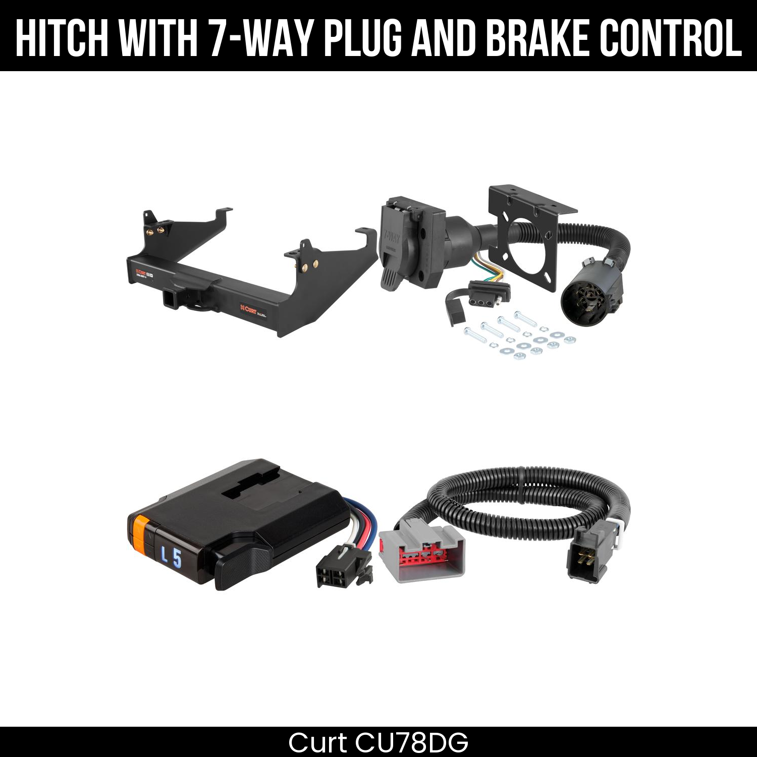 Trailer Hitch , 7-Way , Discovery Next Brake Control