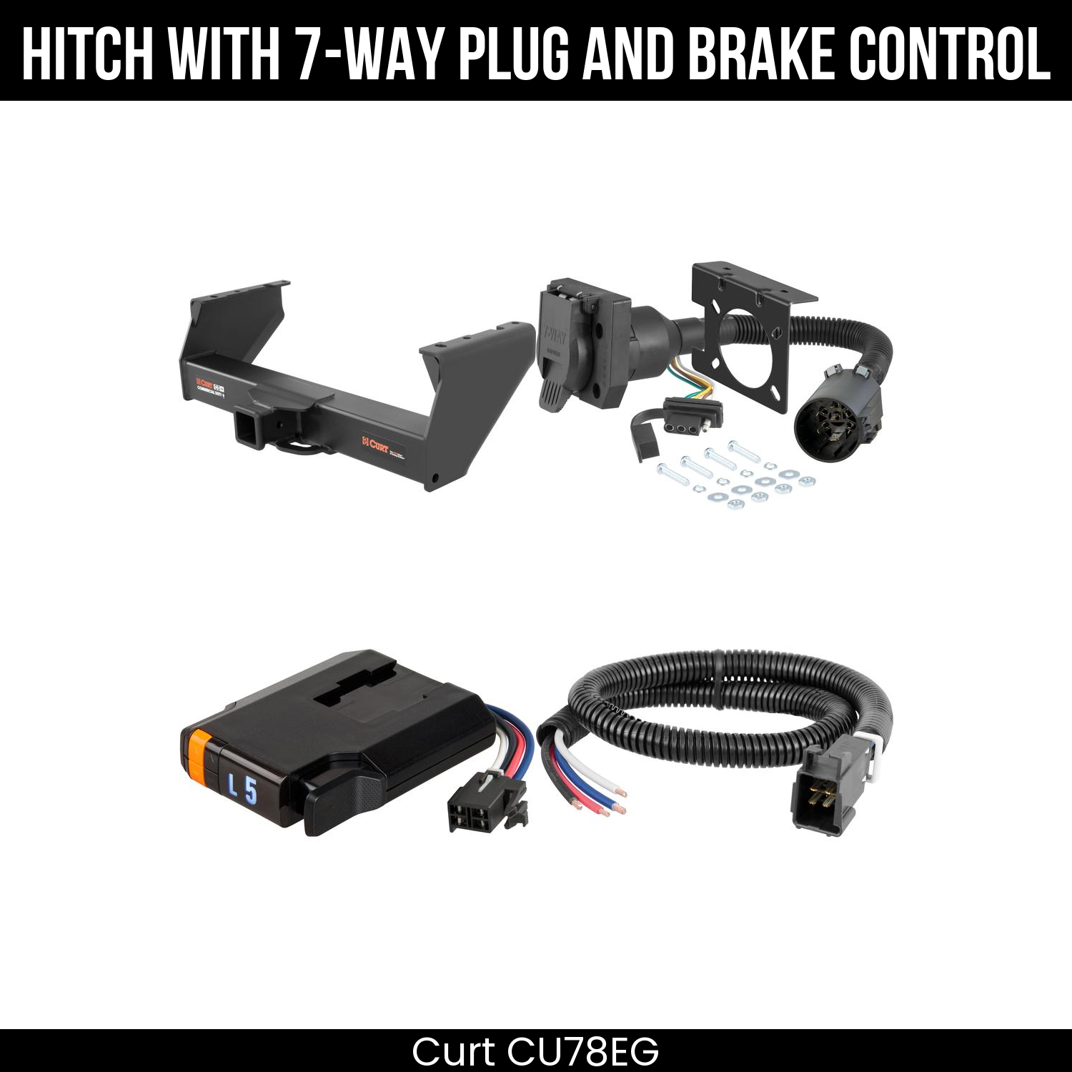Trailer Hitch , 7-Way , Discovery Next Brake Control