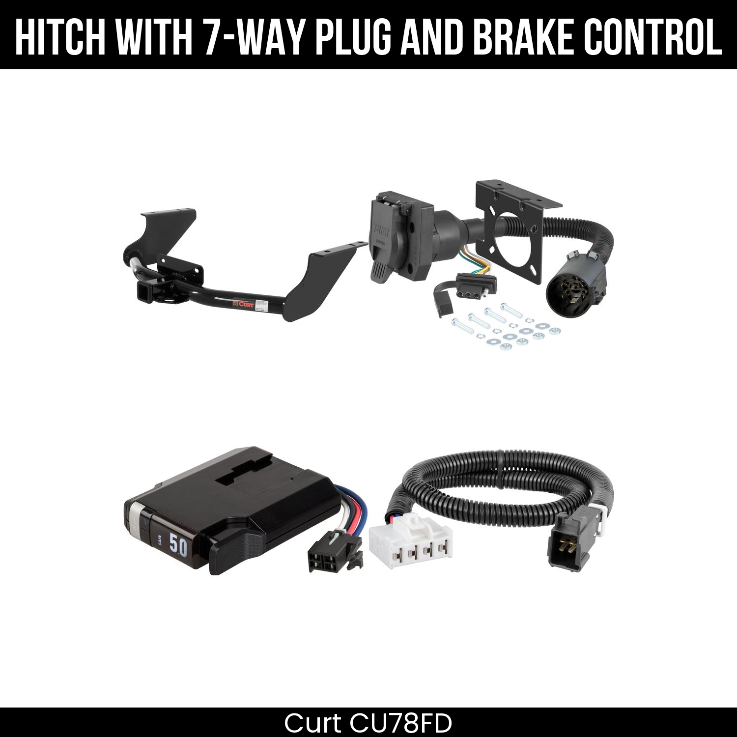 Trailer Hitch , 7-Way , TriFlex NEXT Brake Control