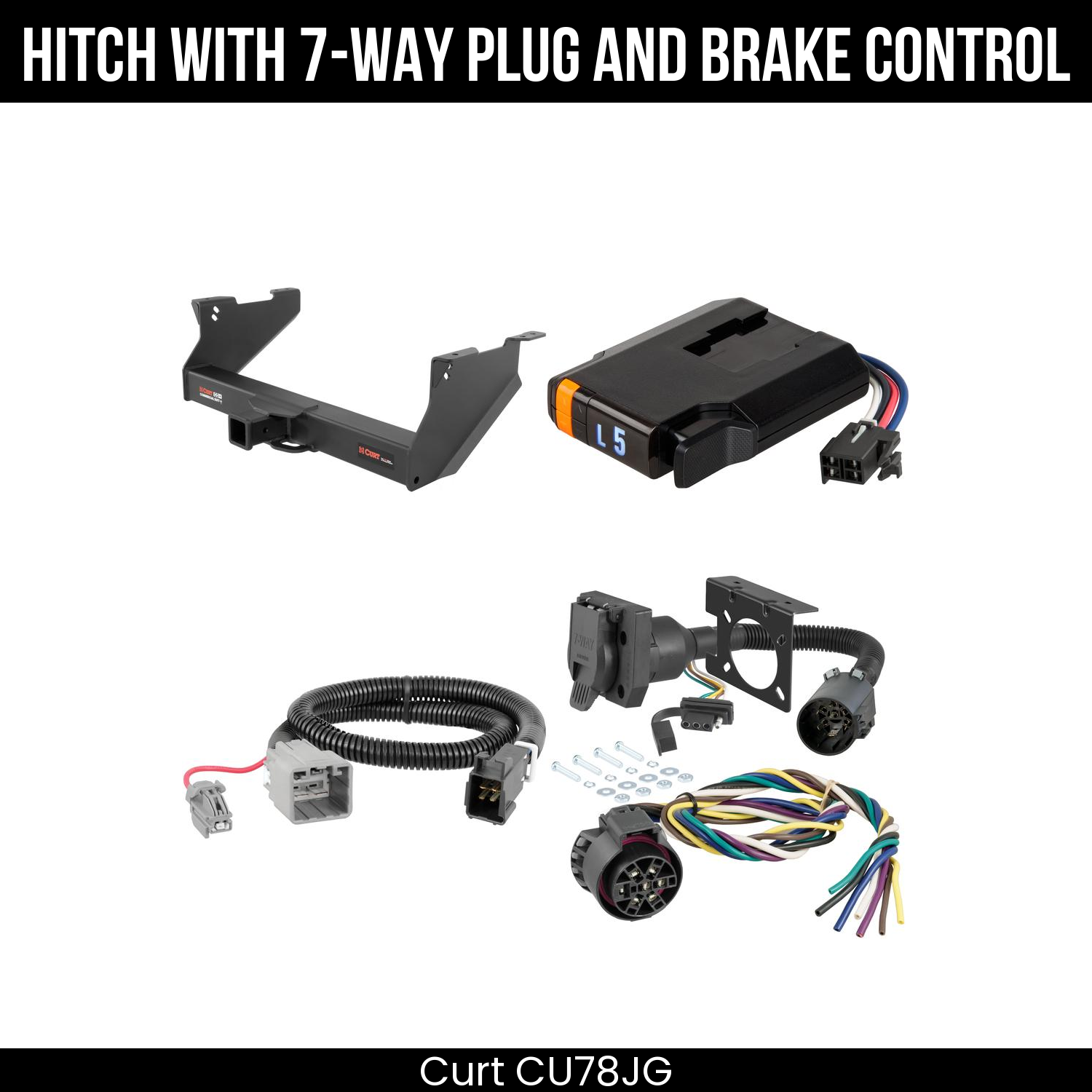 Trailer Hitch , 7-Way , Discovery Next Brake Control