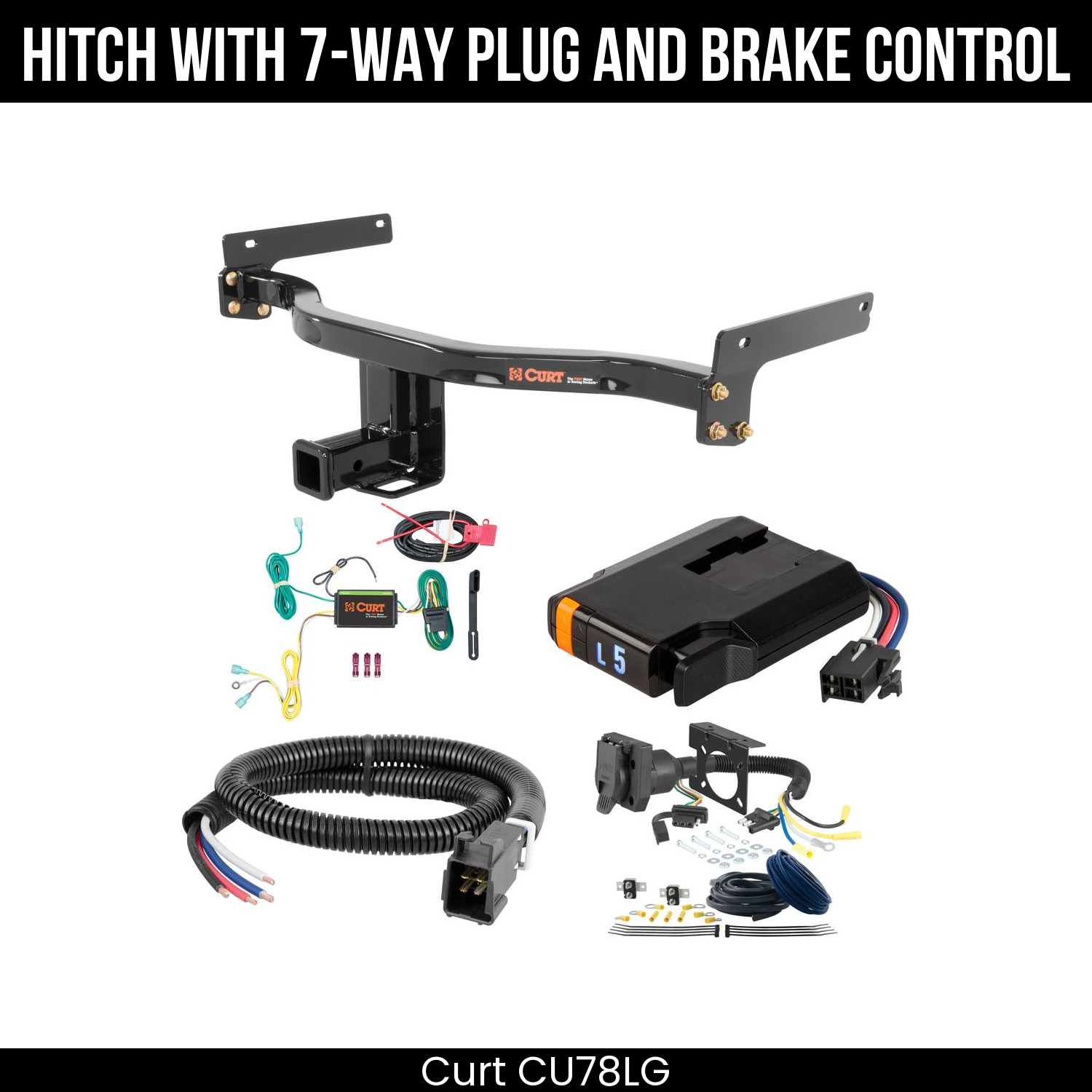 Trailer Hitch , 7-Way , Discovery Next Brake Control