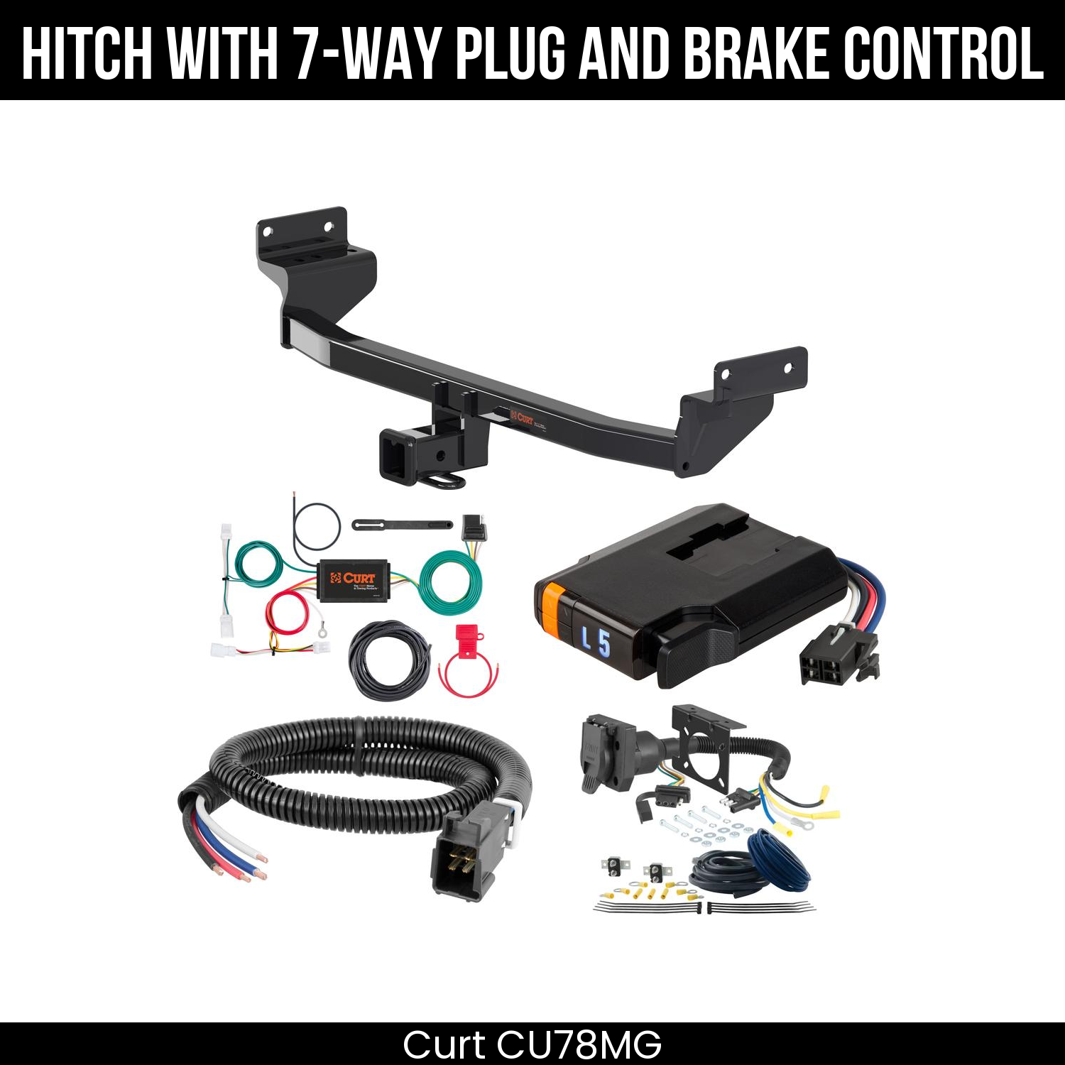 Trailer Hitch , 7-Way , Discovery Next Brake Control