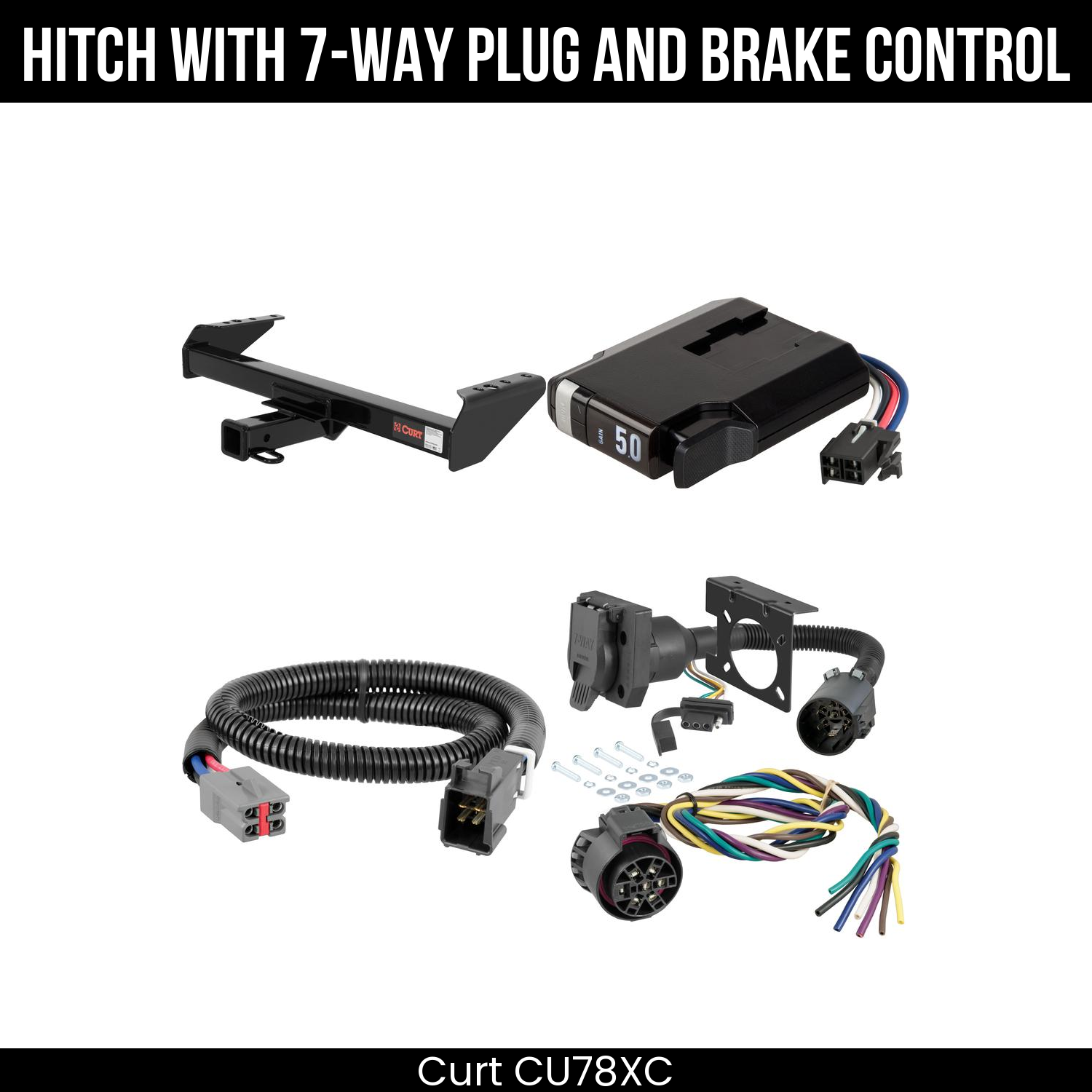 Trailer Hitch , 7-Way , TriFlex NEXT Brake Control
