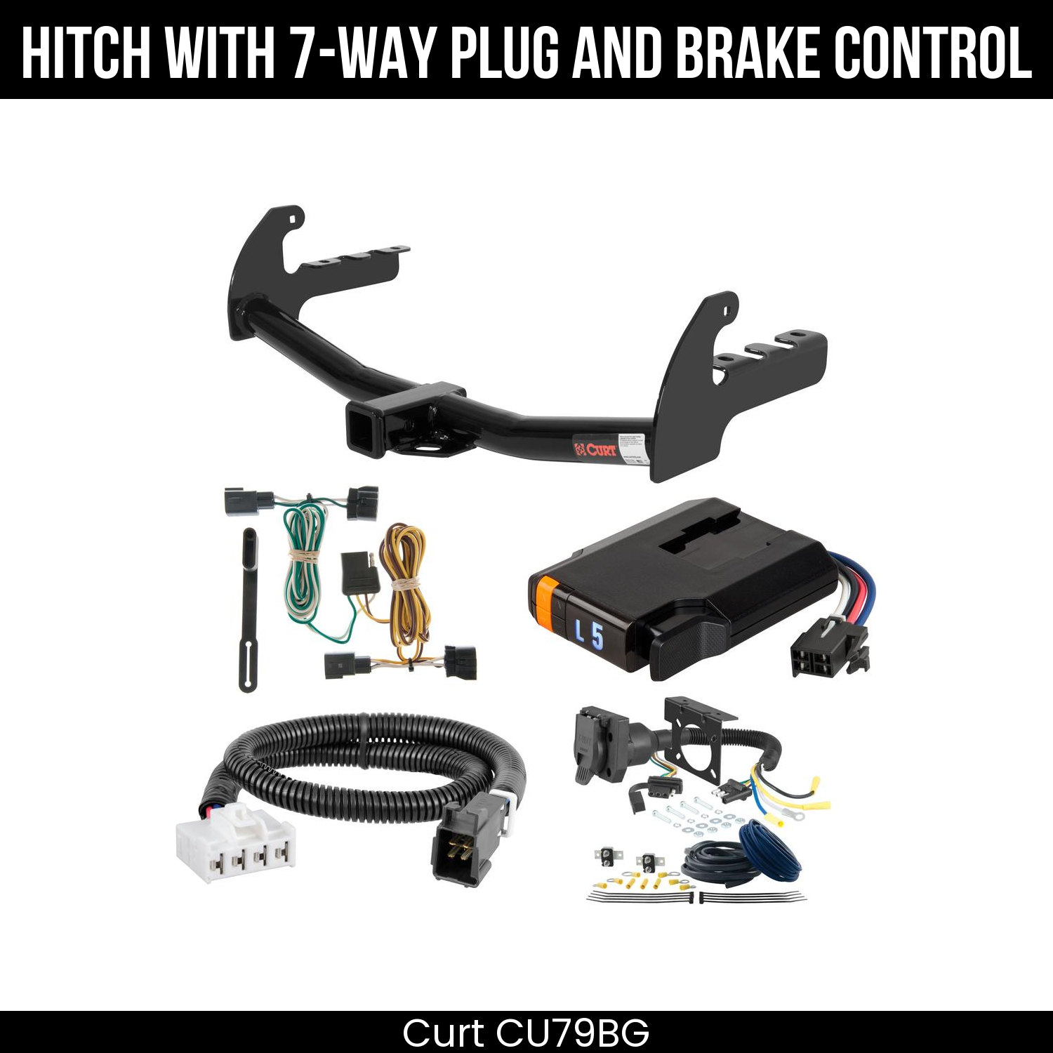 Trailer Hitch , 7-Way , Discovery Next Brake Control