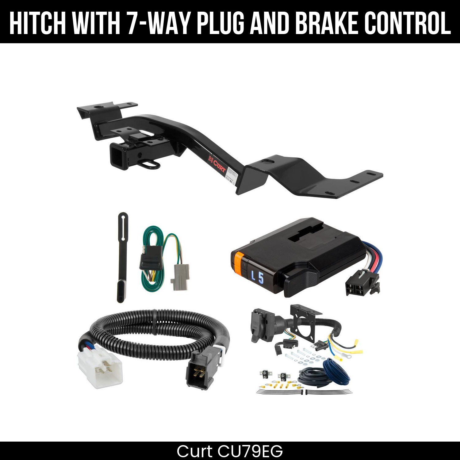 Trailer Hitch , 7-Way , Discovery Next Brake Control