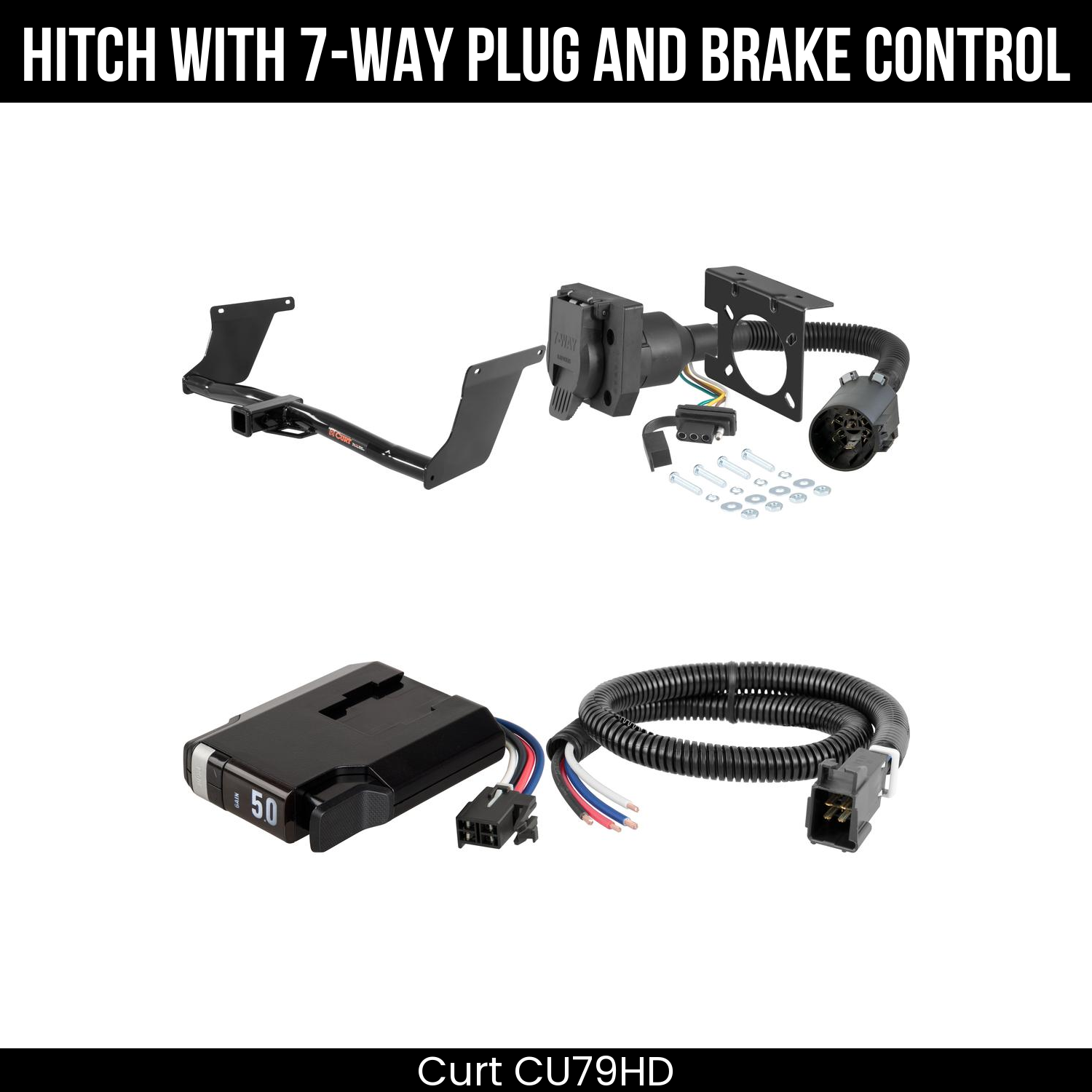 Trailer Hitch , 7-Way , TriFlex NEXT Brake Control