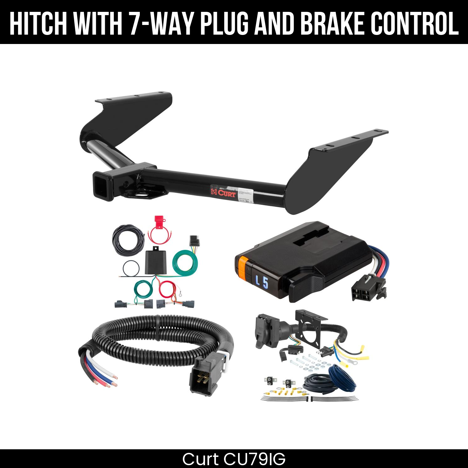 Trailer Hitch , 7-Way , Discovery Next Brake Control