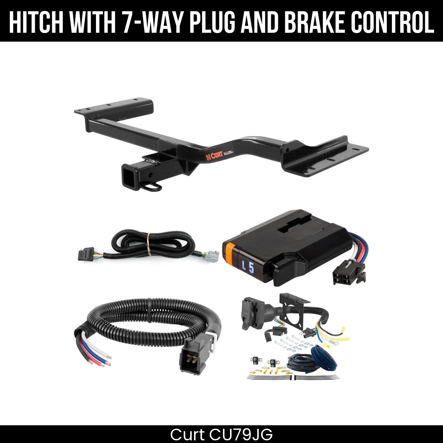 Trailer Hitch , 7-Way , Discovery Next Brake Control