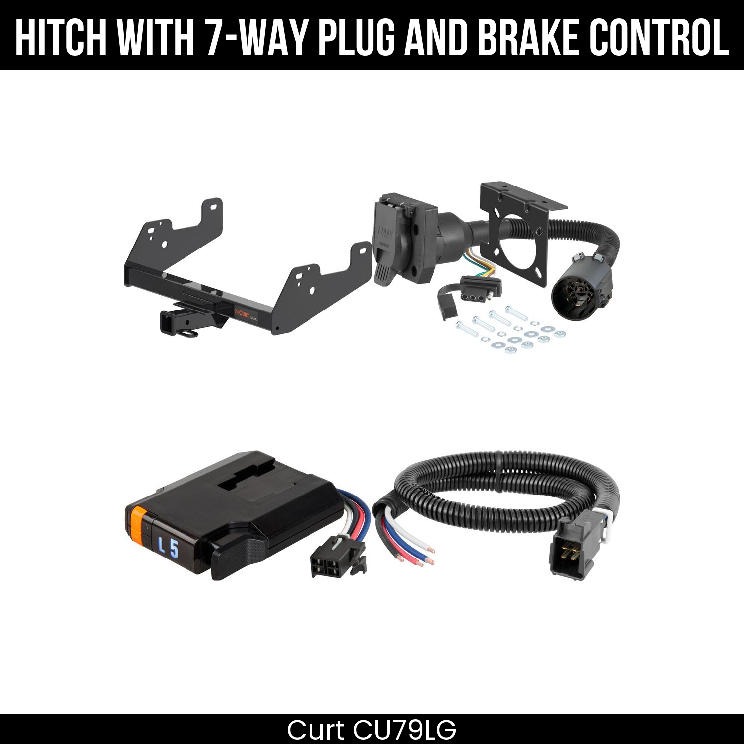 Trailer Hitch , 7-Way , Discovery Next Brake Control