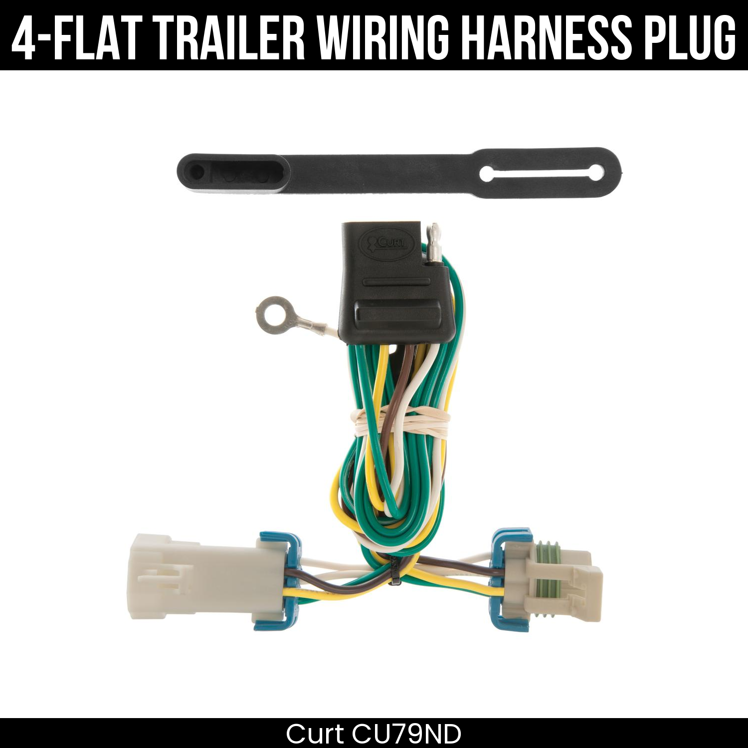Trailer Wiring 4-Flat Plug Only