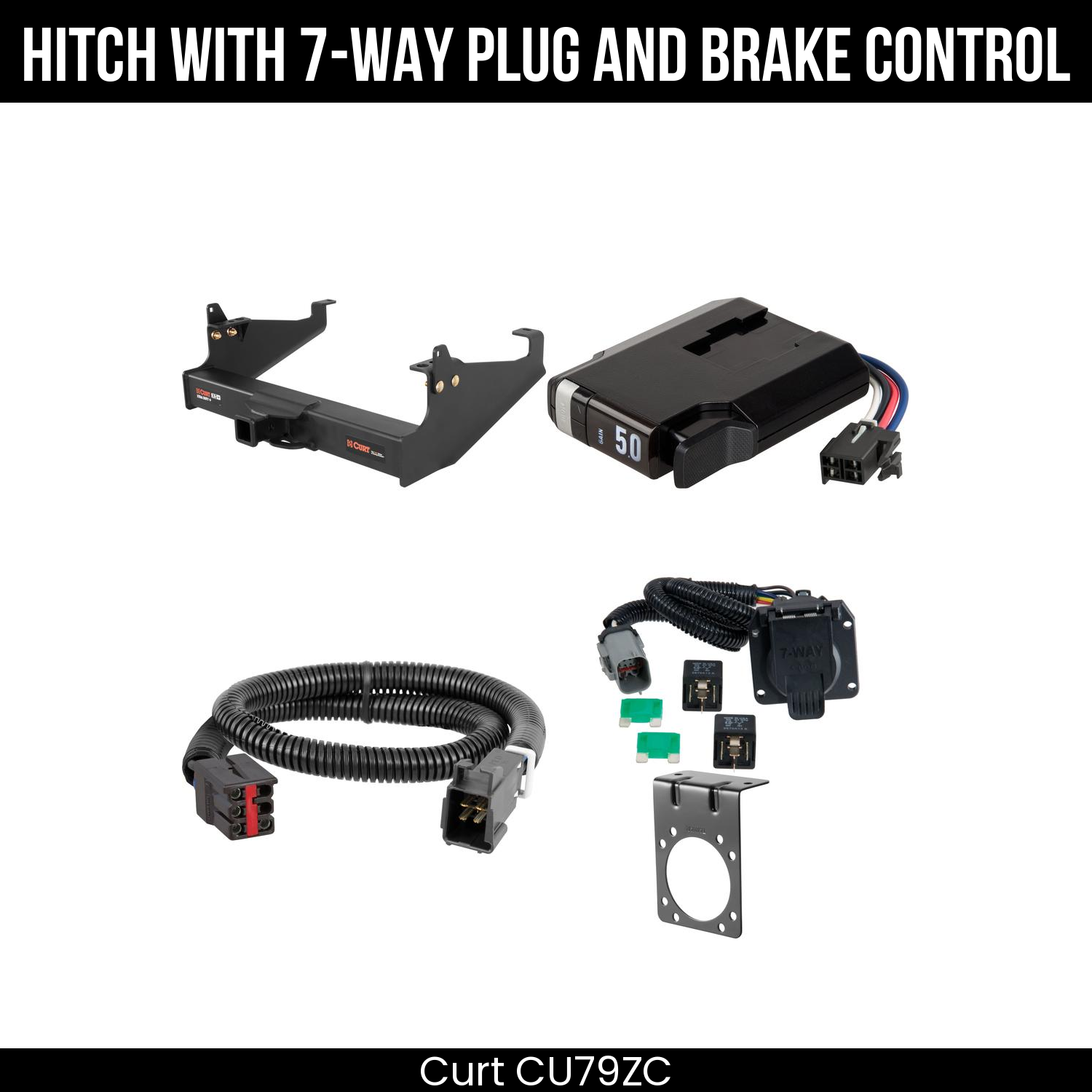 Trailer Hitch , 7-Way , TriFlex NEXT Brake Control