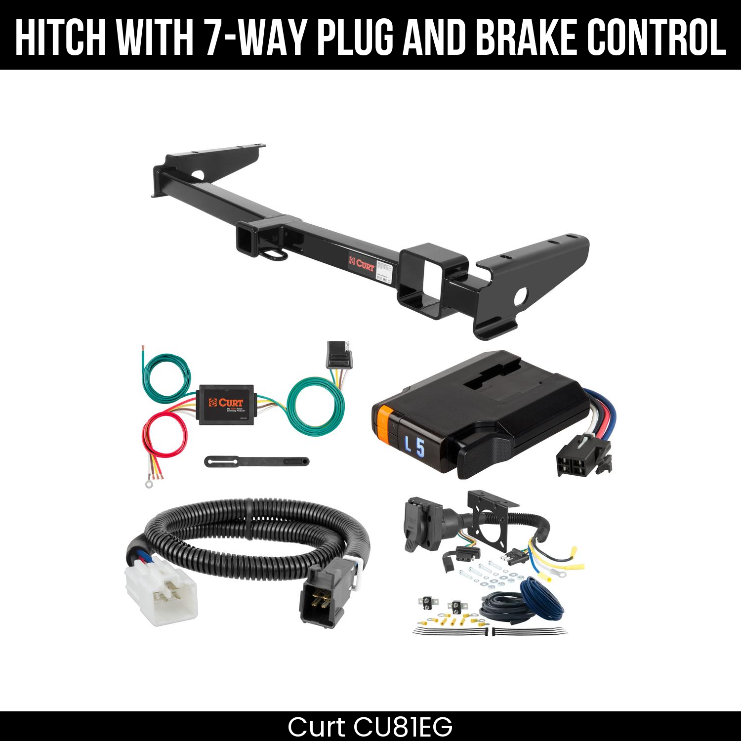 Trailer Hitch , 7-Way , Discovery Next Brake Control