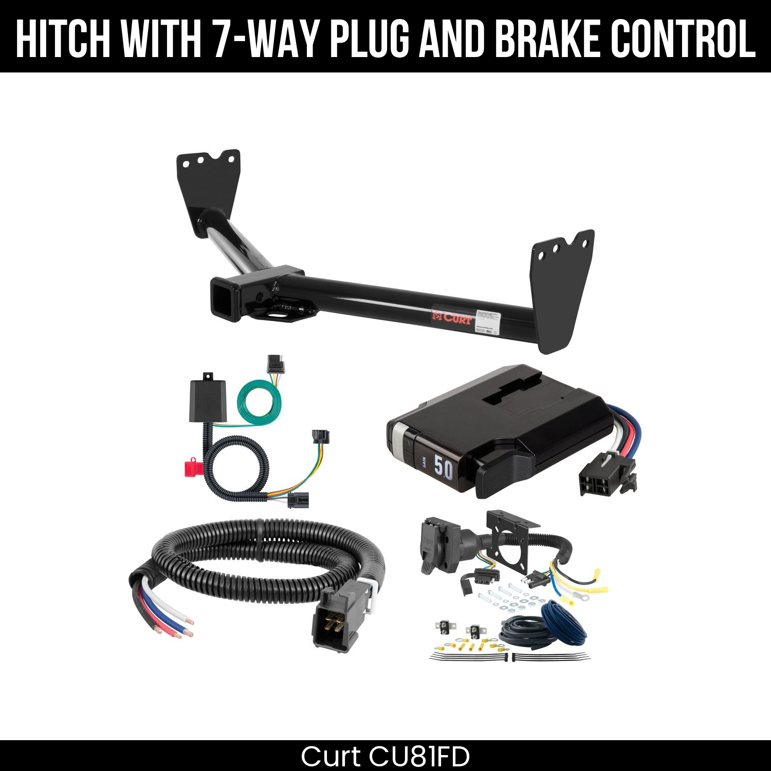 Trailer Hitch , 7-Way , TriFlex NEXT Brake Control