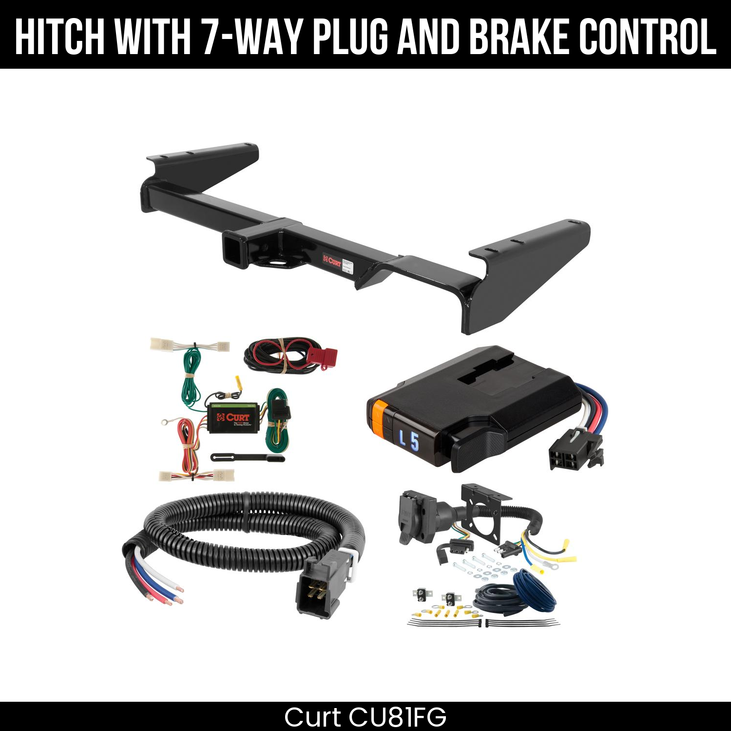 Trailer Hitch , 7-Way , Discovery Next Brake Control