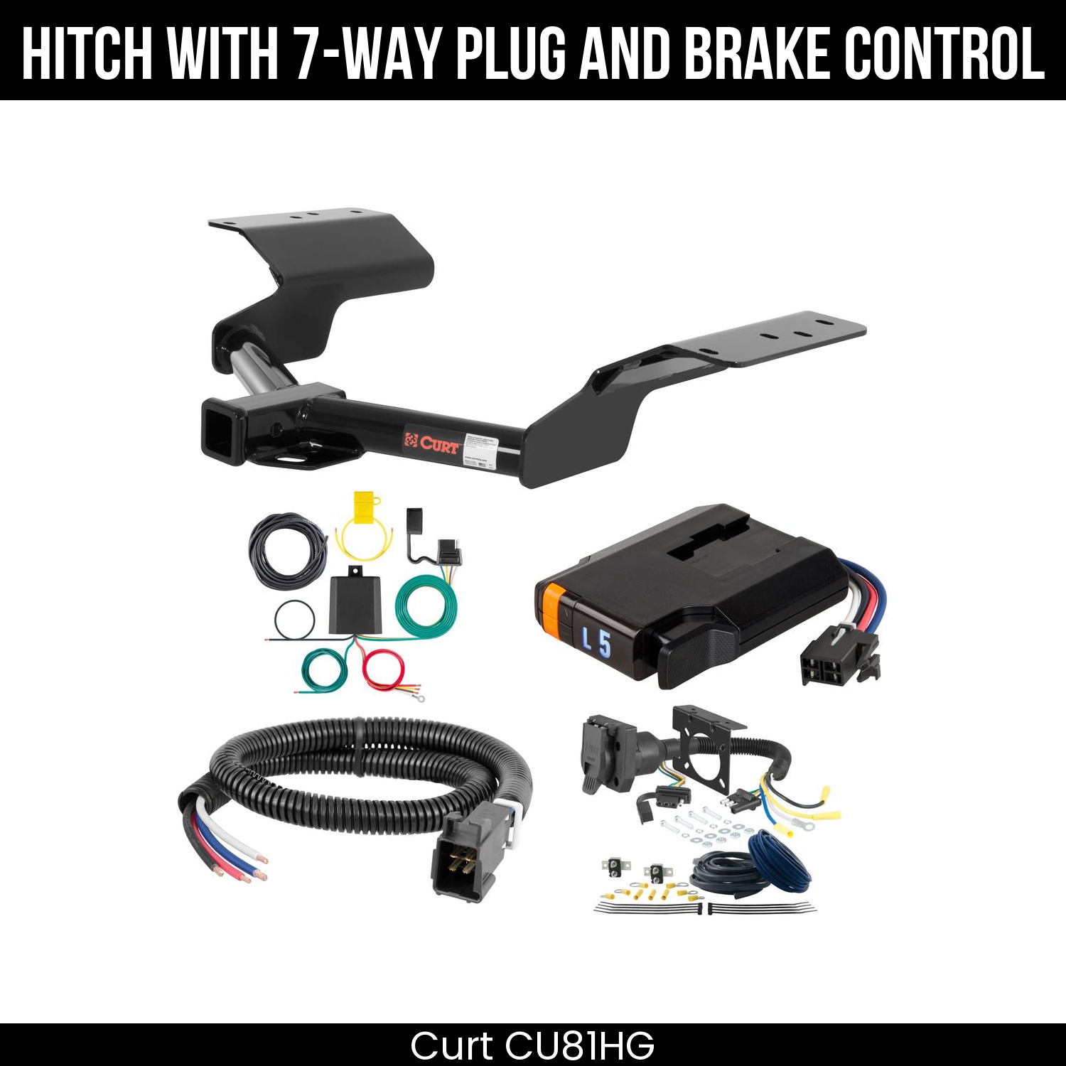 Trailer Hitch , 7-Way , Discovery Next Brake Control
