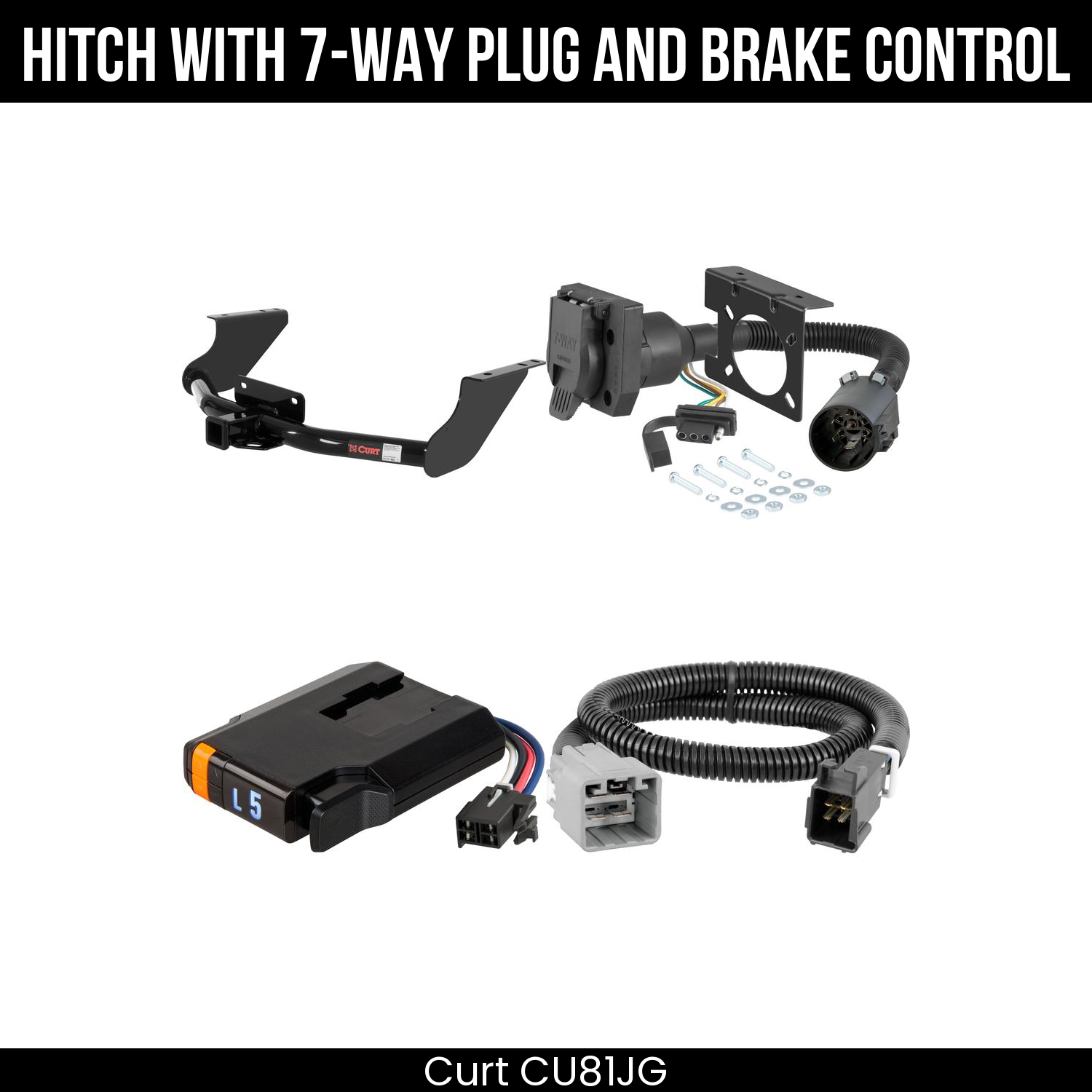 Trailer Hitch , 7-Way , Discovery Next Brake Control