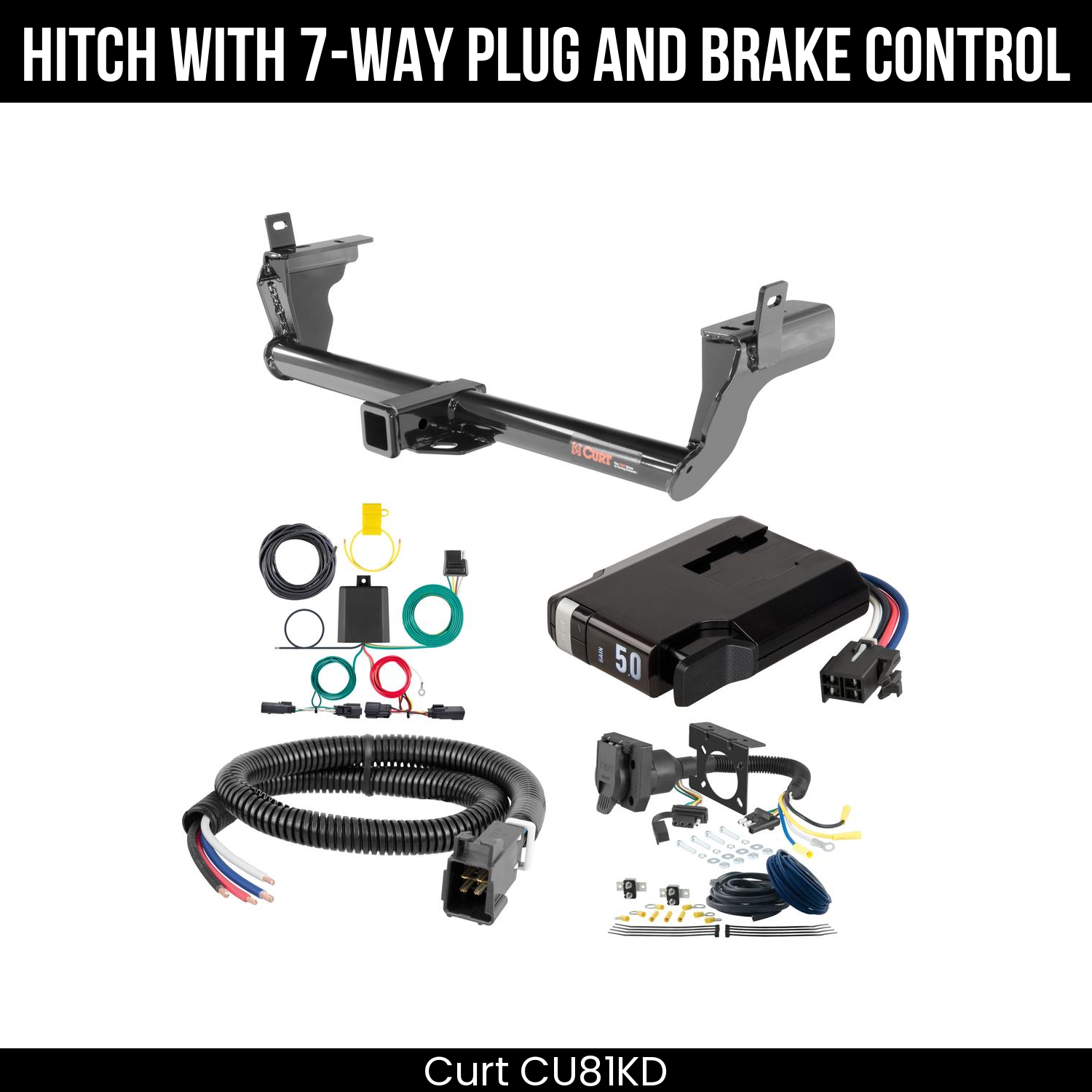 Trailer Hitch , 7-Way , TriFlex NEXT Brake Control