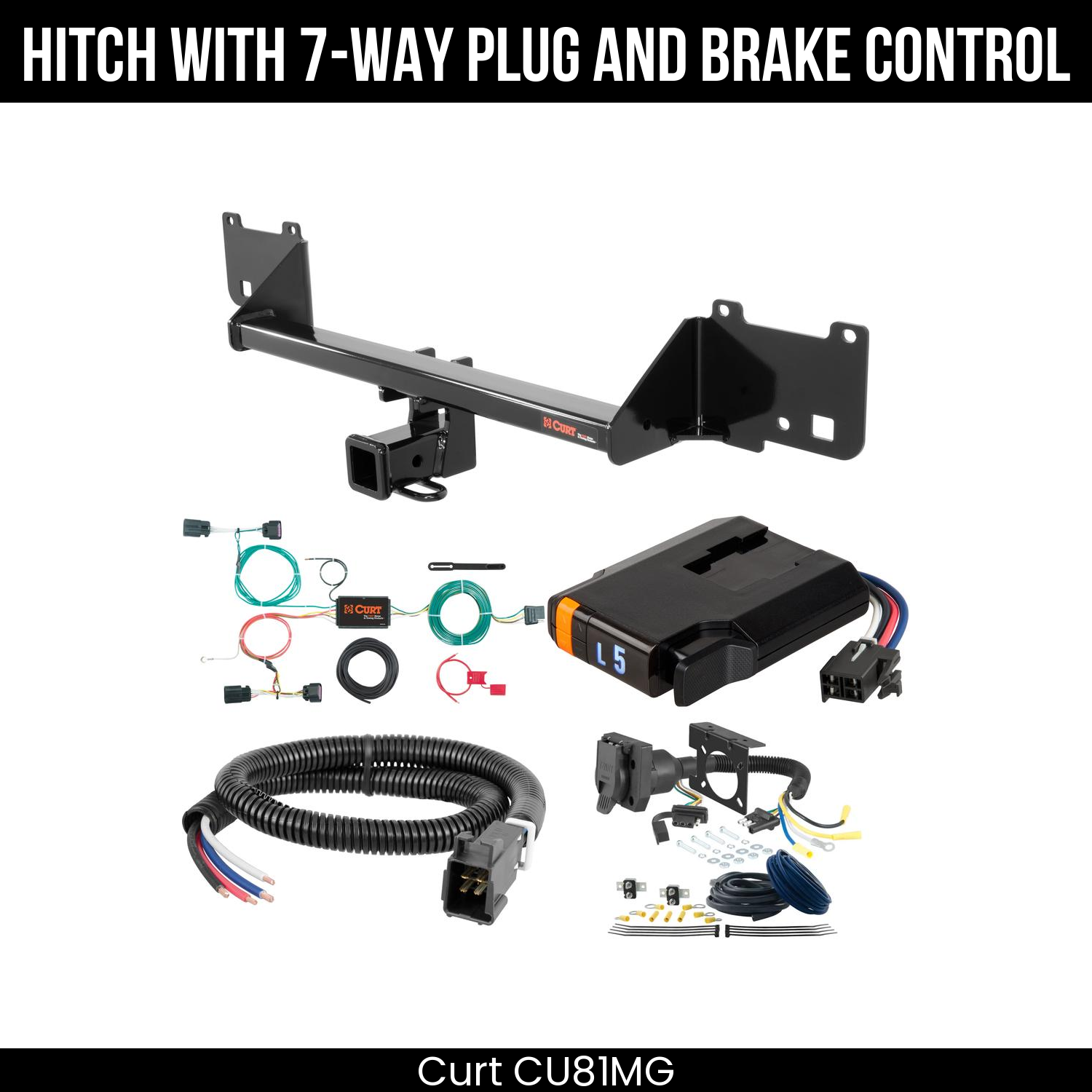 Trailer Hitch , 7-Way , Discovery Next Brake Control