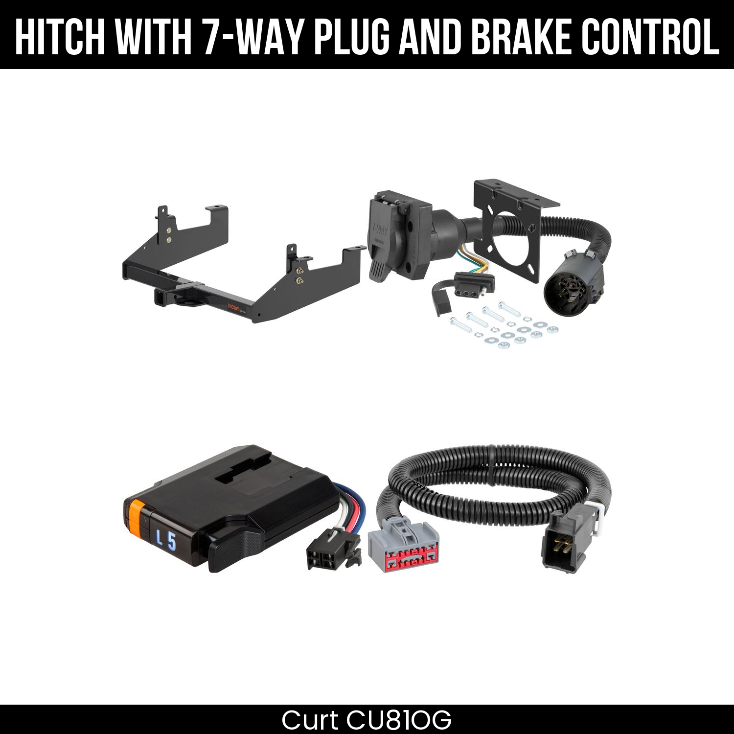 Trailer Hitch , 7-Way , Discovery Next Brake Control